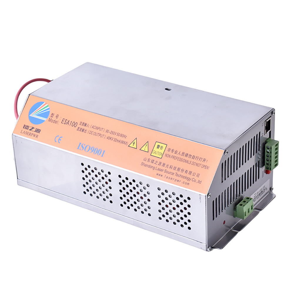 Startnow HY-ESA100 Laser Power Supply Matching Ruida Controller 100W/130W Intelligent Laser Source For Co2 Laser Machine