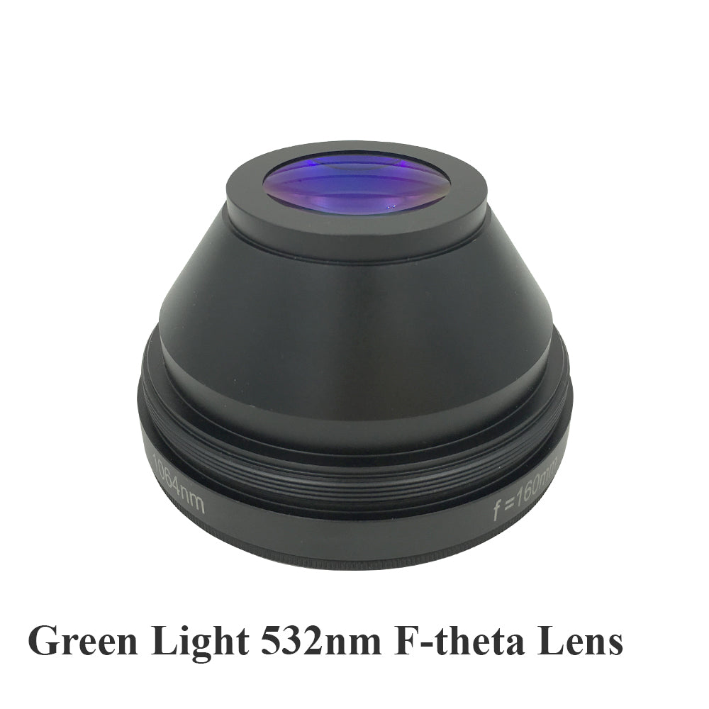 Startnow F-theta Scan Lens 532nm Green Light Laser Marking Machine Galvo System M85 Thread Scan Field 70x70mm F100 Optical Scan Lens