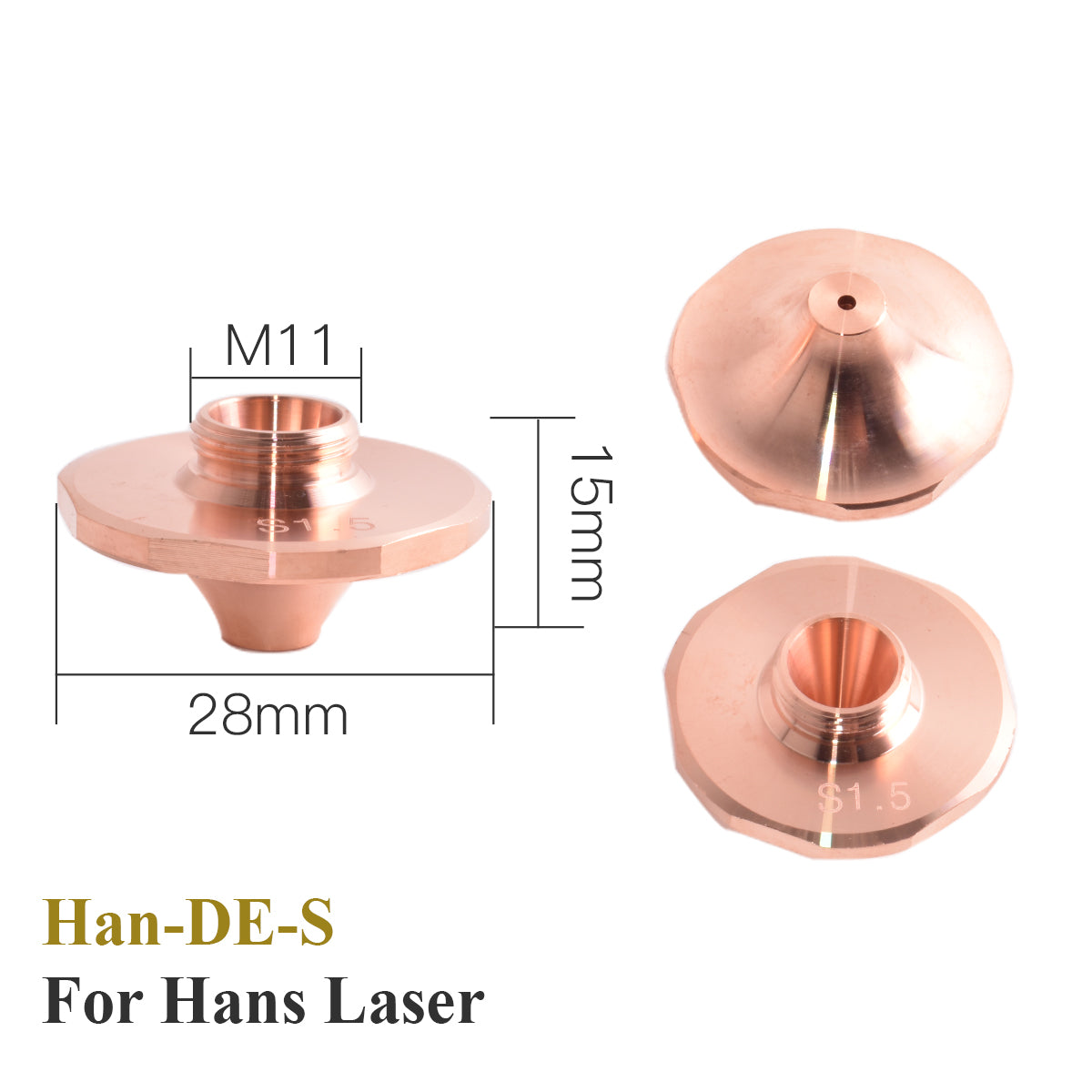 HANS single layer nozzle laser cutting head