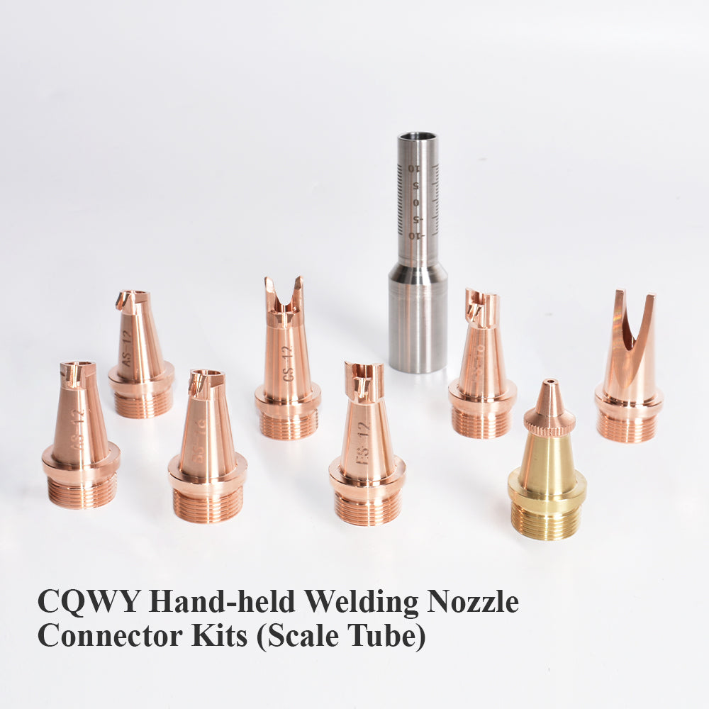 Laser Welder Nozzle Tip Kit Copper Nozzles with Scale Tube