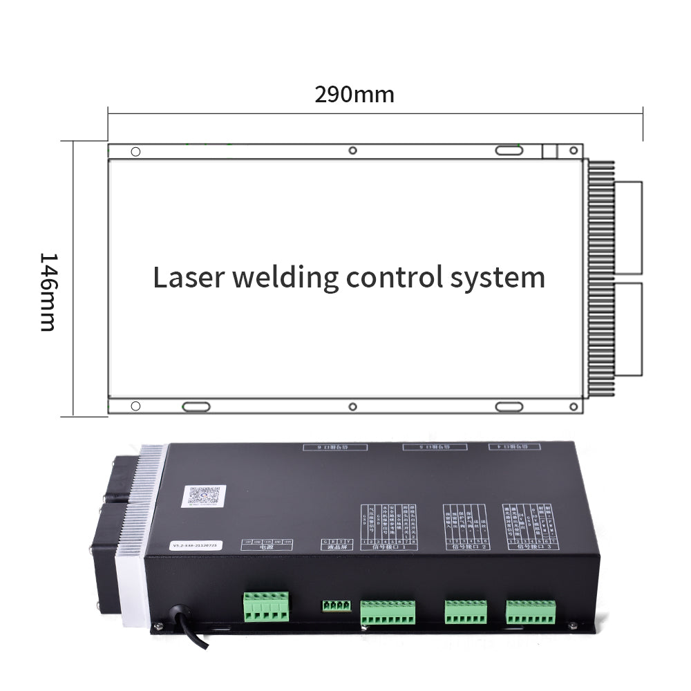 Startnow Handheld Fiber Laser Welding Head SUP20T With Auto-Wire Feeder Controller Driver Laser Welder System