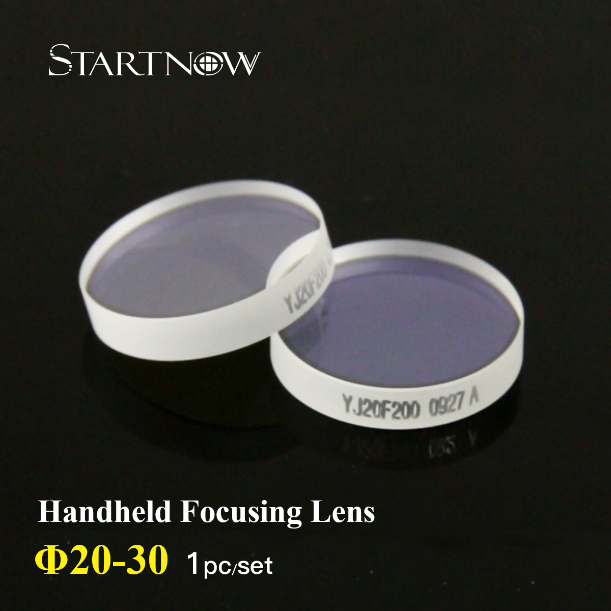 Startnow Laserrengöring Svetsfokusering Fokusering Lens 20 F800 CT4.5 för SUP21C handhållet svetshuvud