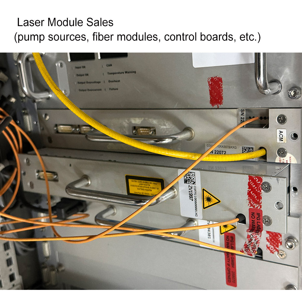 replacing the fiber laser module