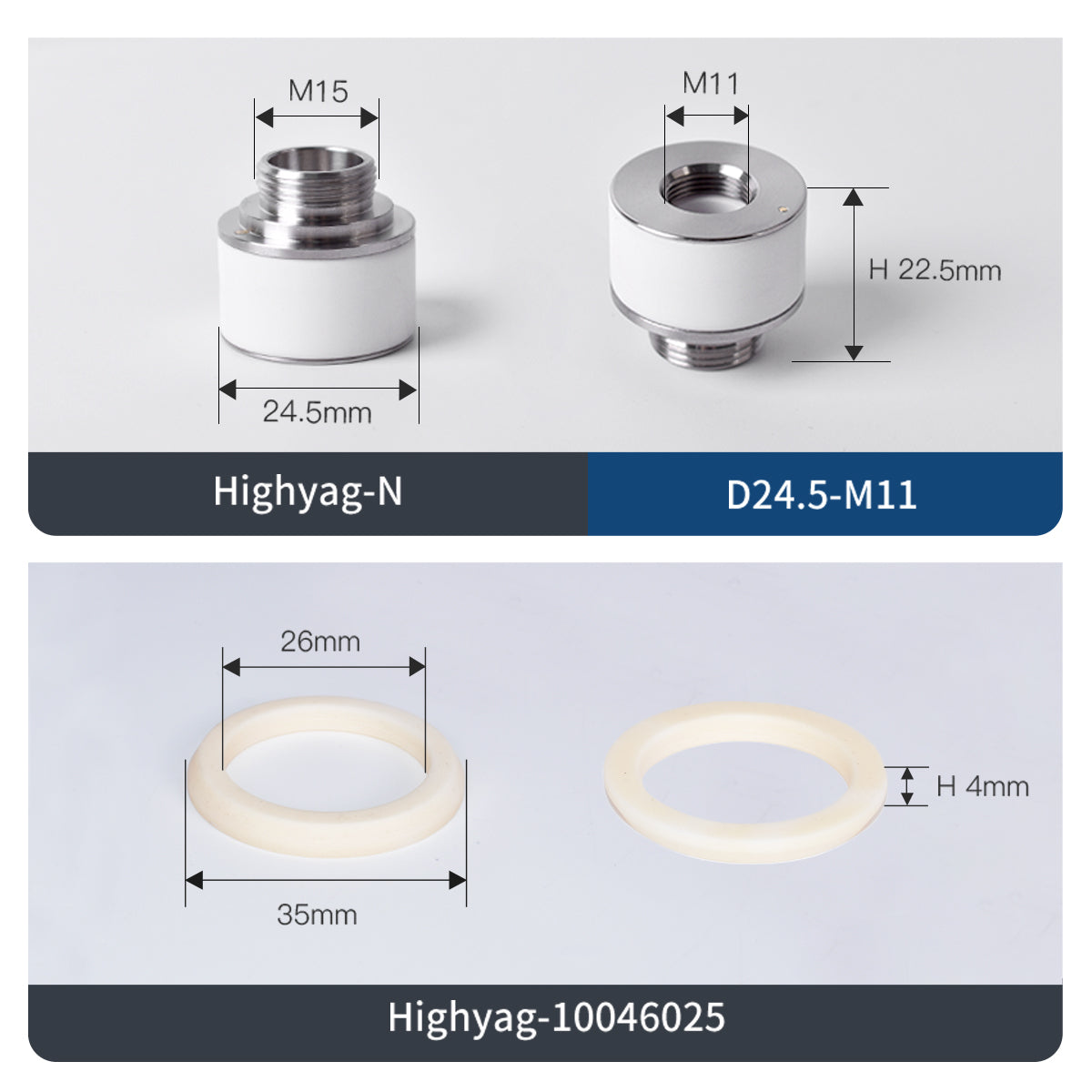 Highyag 10046025 Laser ceramic 