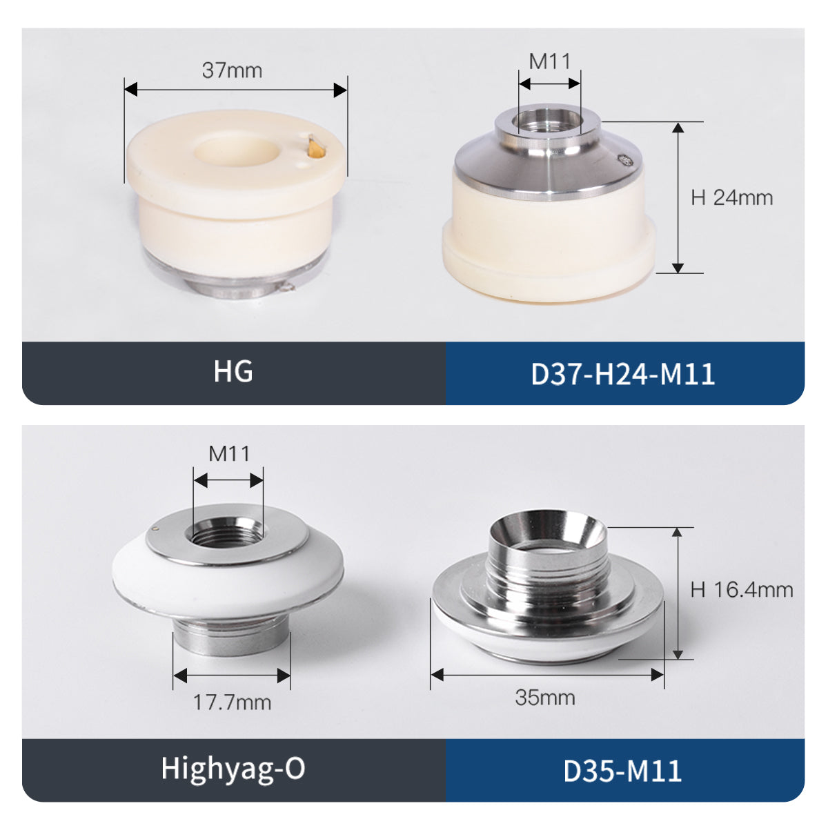 Startnow Laser Ceramic Ring IPG Highyag HANS three-dimensional Dia.17.6