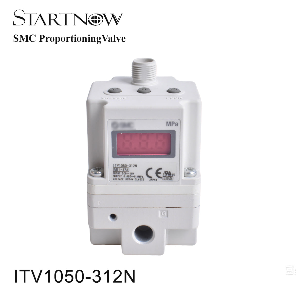 Startnow SMC 전기 비례 밸브 ITV2050/1050 ITVX2030 DC24V 비례 솔레노이드 밸브