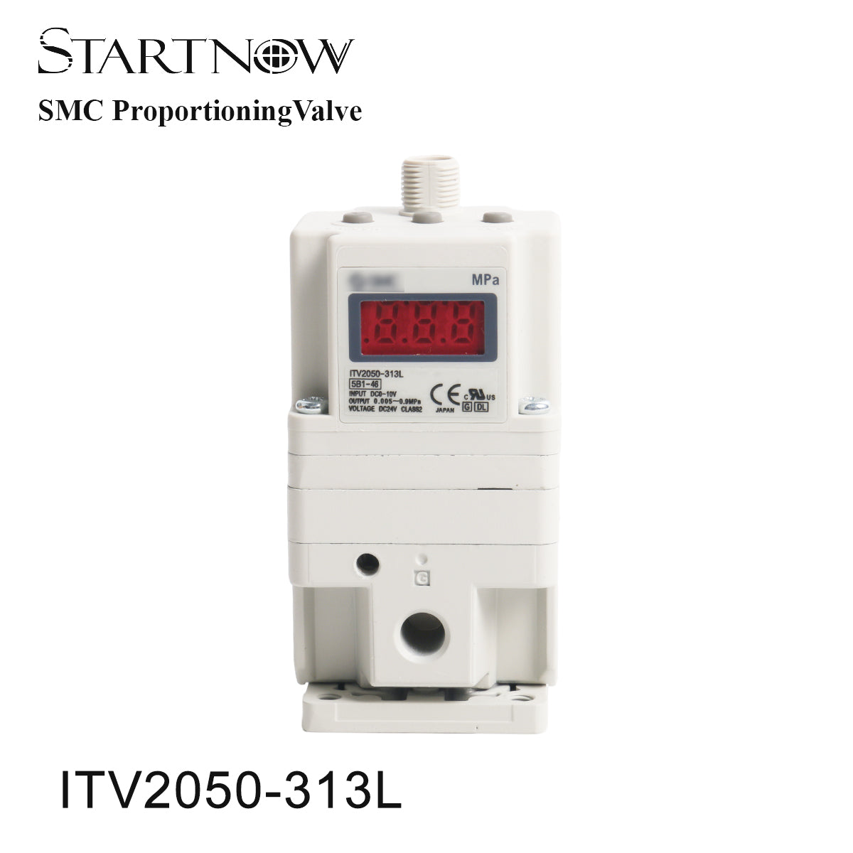 Startnow SMC 전기 비례 밸브 ITV2050/1050 ITVX2030 DC24V 비례 솔레노이드 밸브
