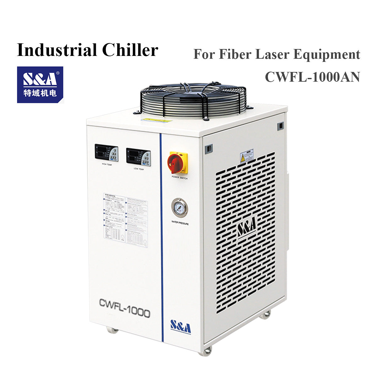 Startnow Industry Water Chiller CWFL-1000AN & 1000BN S&A 50/60HZ With Dual Temperature Control Systerm for Fiber Laser Machine