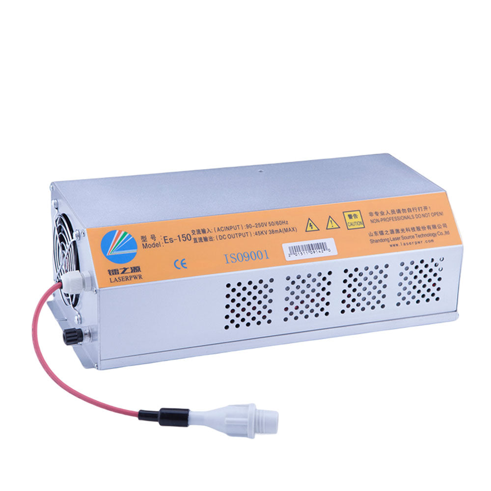 Startnow HY-ESA150 lazerli quvvat manbai 150-180W CO2 lazerli quvurlarni kesish mashinasi ES seriyali 110V 220V universal manba qurilmasi
