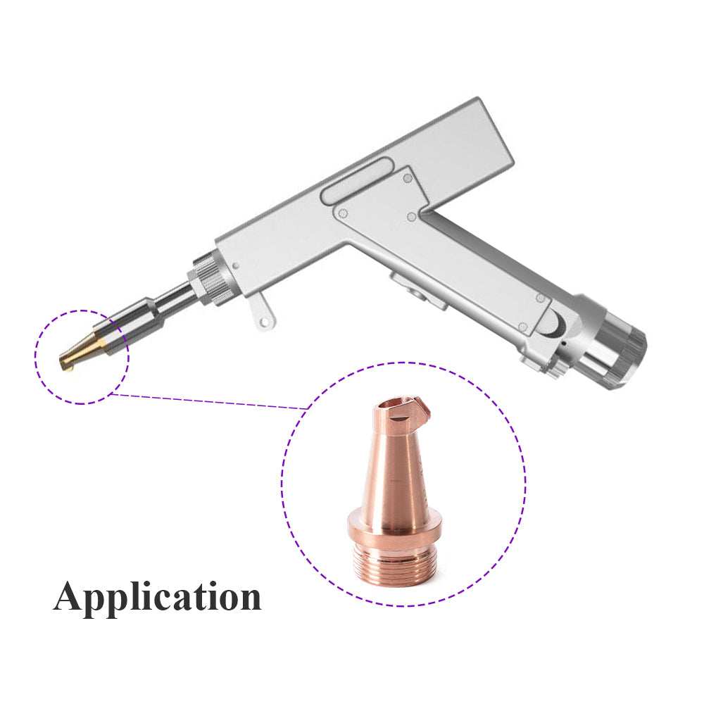 Startnow Handheld Welding Head Gun Copper Nozzle M16 For CQWY Hand-held Welding Machine Laser Nozzles Parts