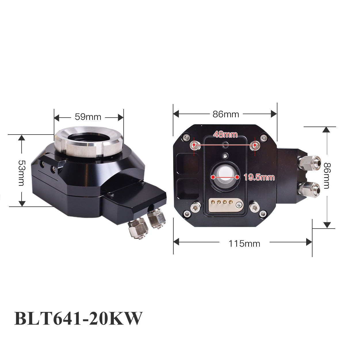Startnow Laser Sensor Connector For BLT421/641 Boci Cutting Head Nozzle Ceramic Holder Accessory
