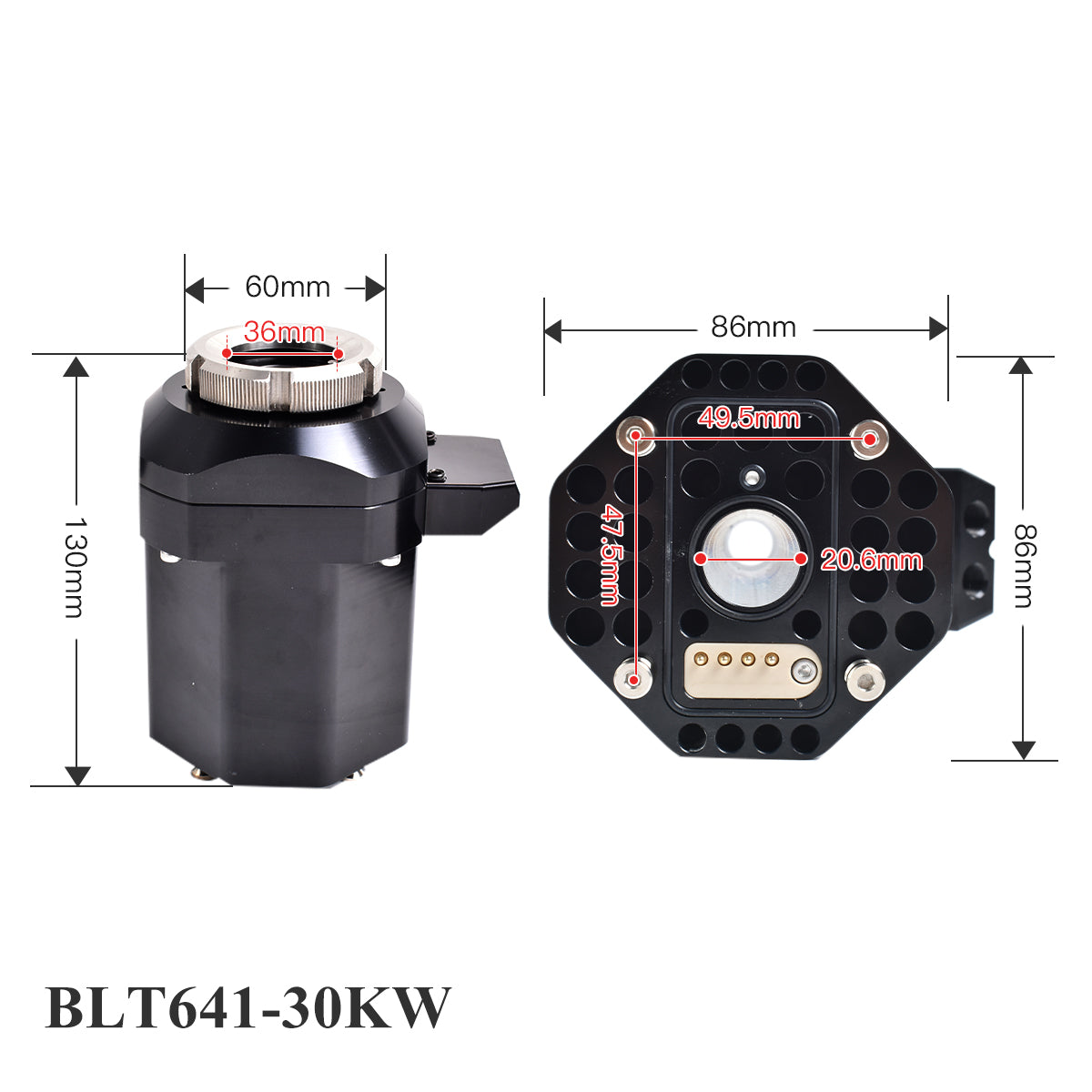 Startnow Laser Sensor Connector For BLT421/641 Boci Cutting Head Nozzle Ceramic Holder Accessory