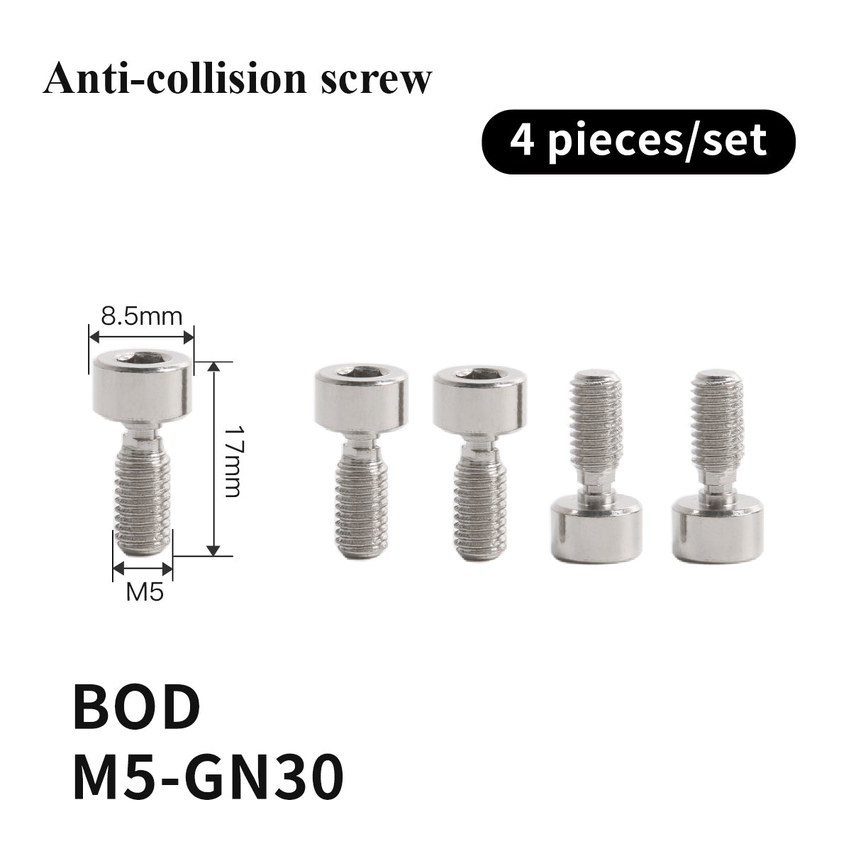 Startnow Anti-Collision Screw for BOCI OSPRI Raytools Max Laser Heads BLT441/BLT461T/BLT462T/BLT641