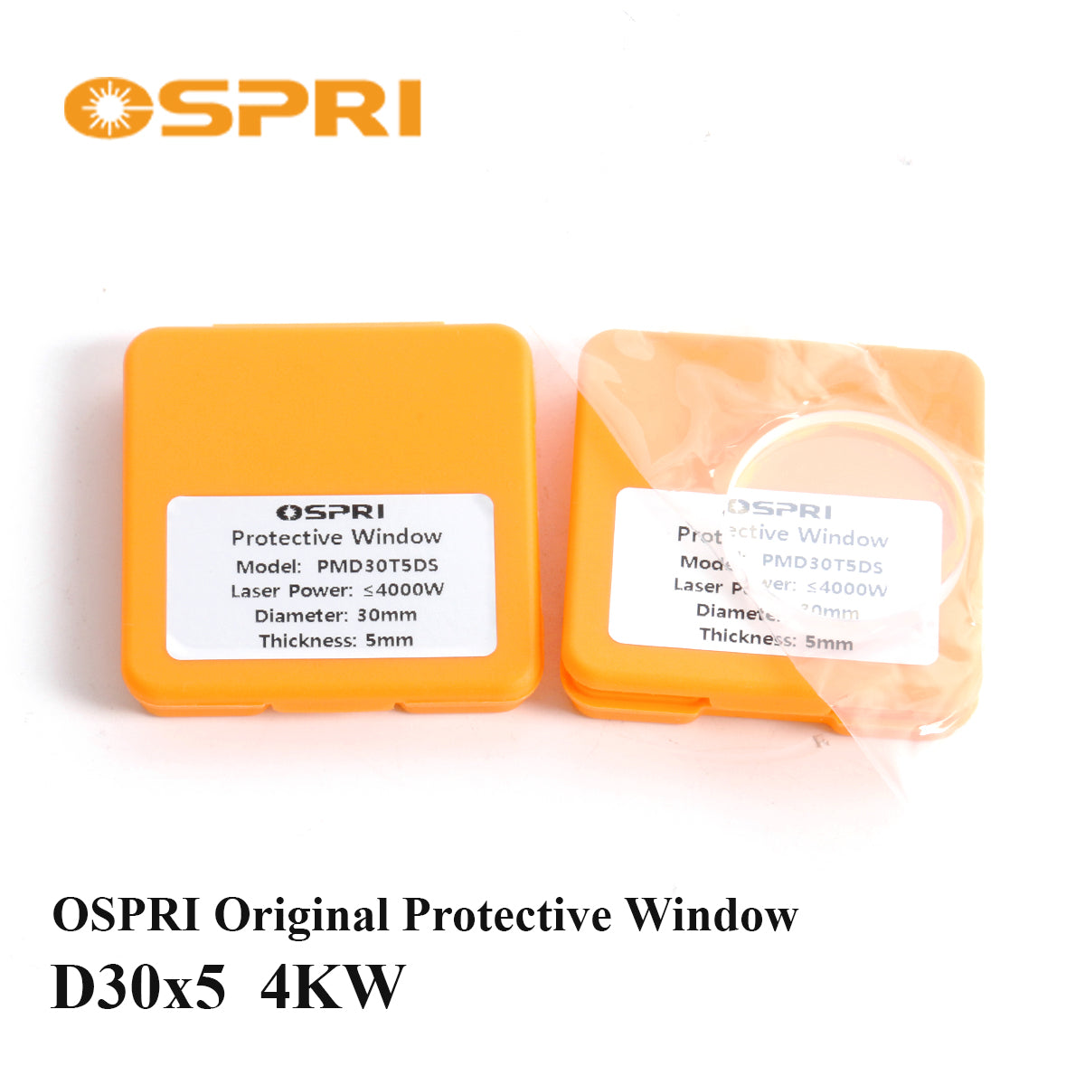 Startnow OSPRI Original Protective Lens for Fiber Laser Cutting & Welding Machines Quartz Window Lens D20/D21.5/D25.4/D30/D37