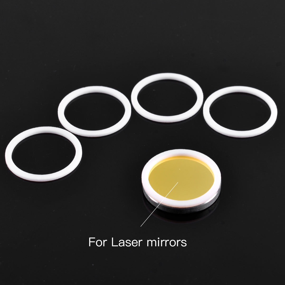 6pcs/lot Focus Lens PTFE Washer Dia.18/19.05/20/25/25.4mm Gasket Anti-slip Protect Sealing Ring