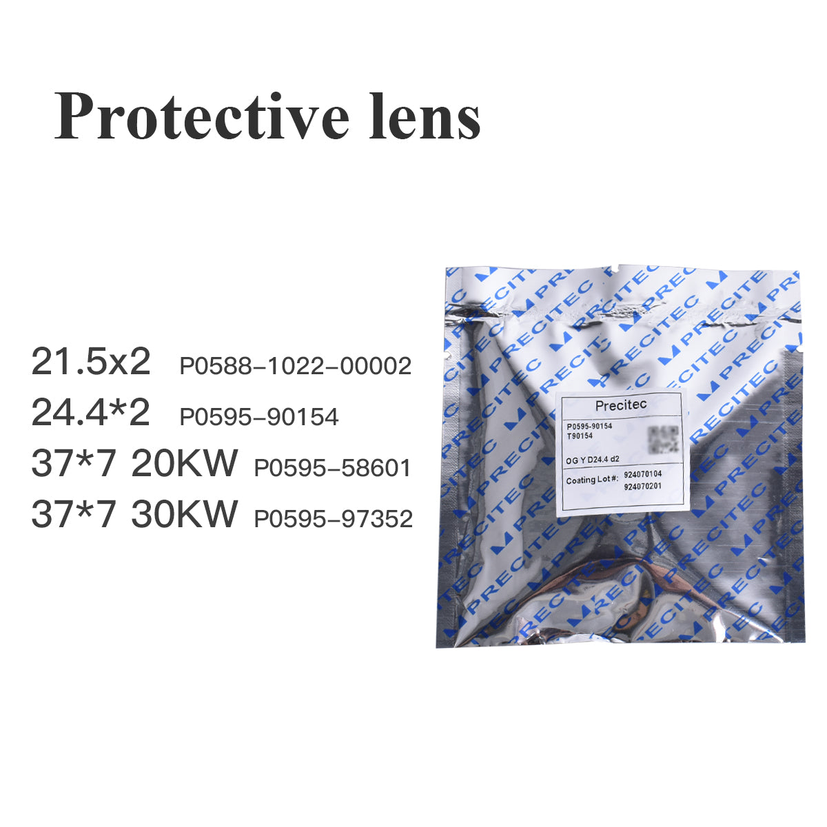 21.5x2mm precitec original laser protective windows P0588-1022-00002