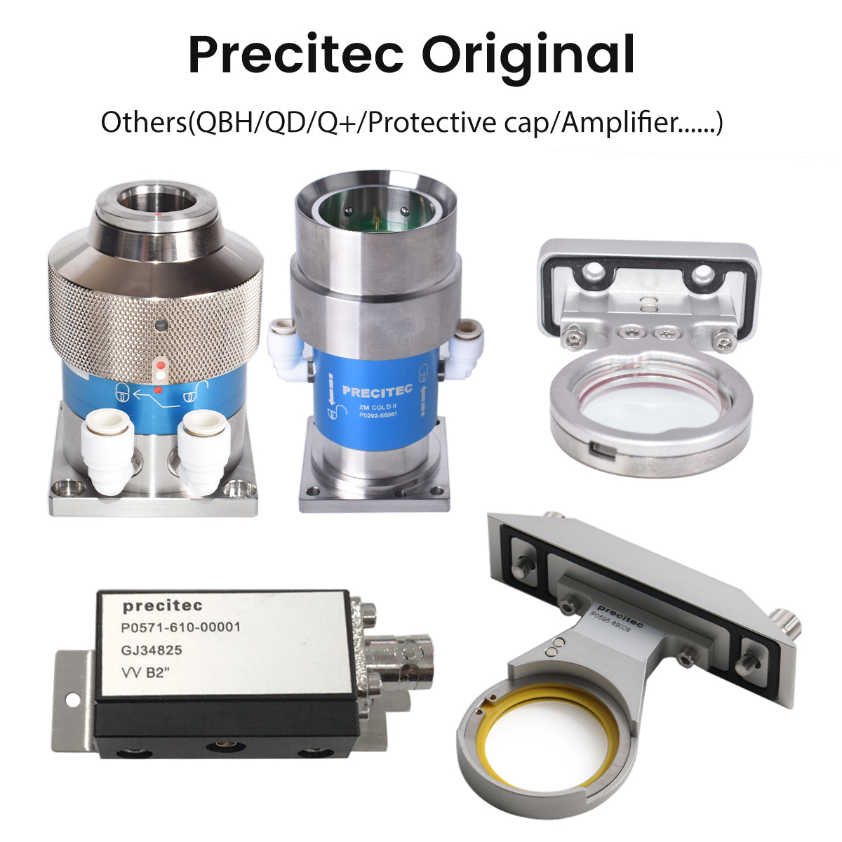 Startnow Precitec Оригінальна захисна лінза для лазера, основа та кріплення QBH для лазерної ріжучої головки