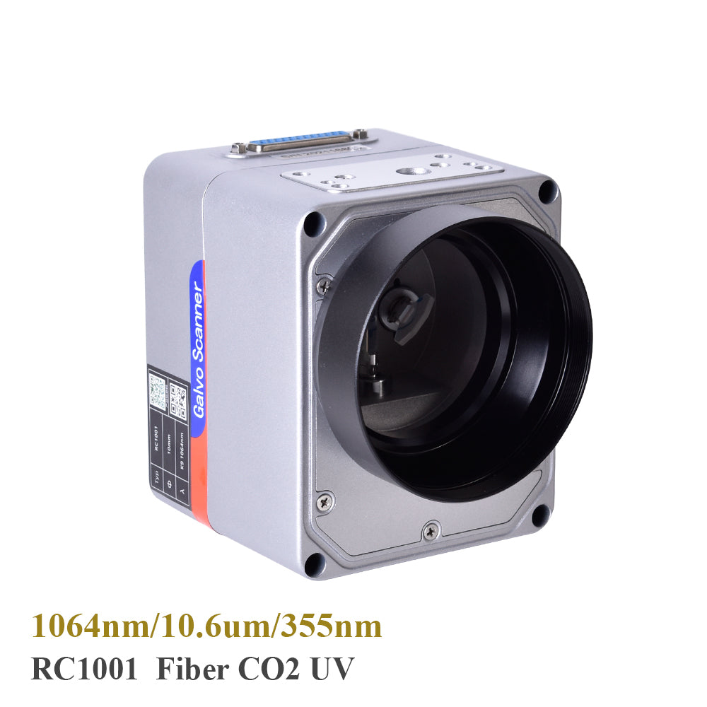 Startnow RC1001 Galvo Scanner SG7110 Galvanometer With Red Indicator Light Fiber CO2 UV Laser Marking Machine Galvo Head Set