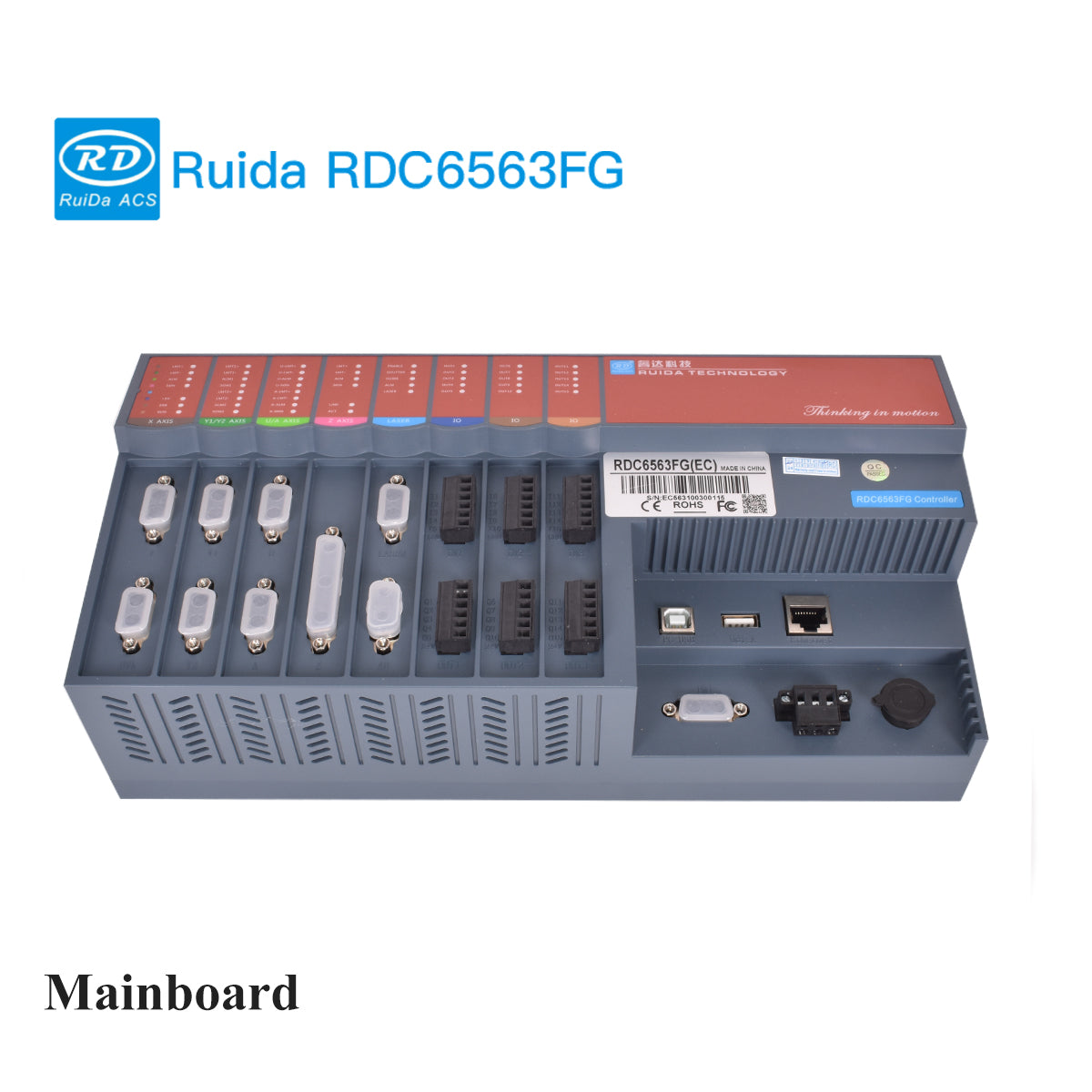 Startnow Amplifier Wireless Remote Fiber Control System RDC6563FG of Ruida DSP MainBoard for Metal Hybrid Laser Cutting Machine