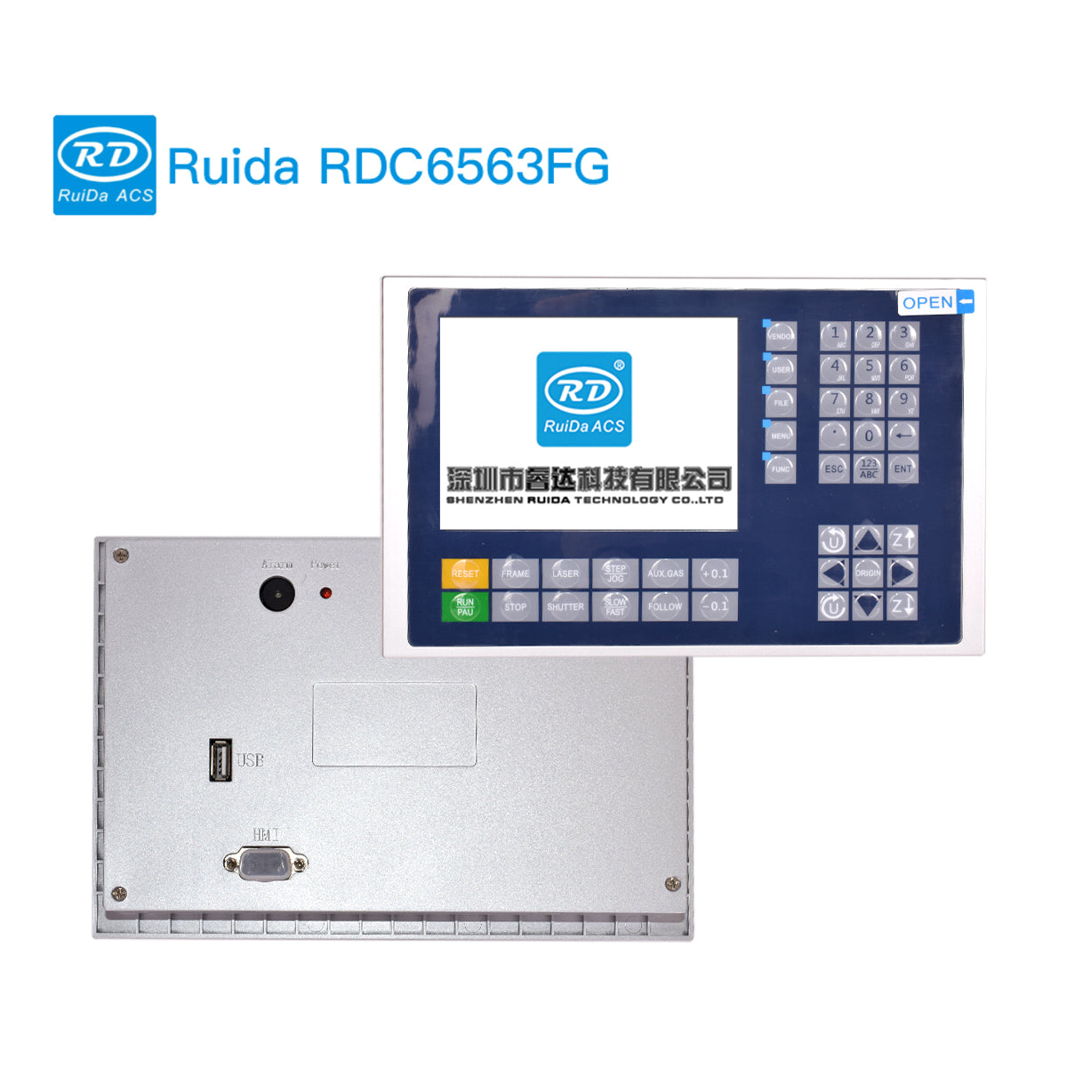 Startnow Amplifier Wireless Remote Fiber Control System RDC6563FG of Ruida DSP MainBoard for Metal Hybrid Laser Cutting Machine