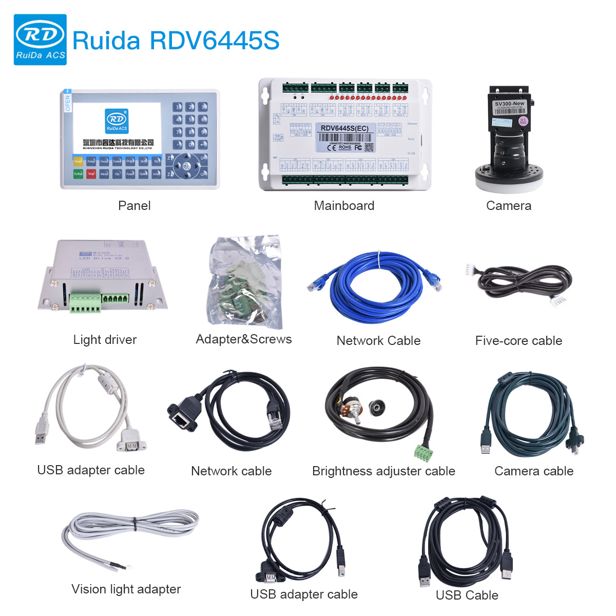 Startnow Ruida RDV6442/5G RDV6445S CCD Visual RDV Vision Laser