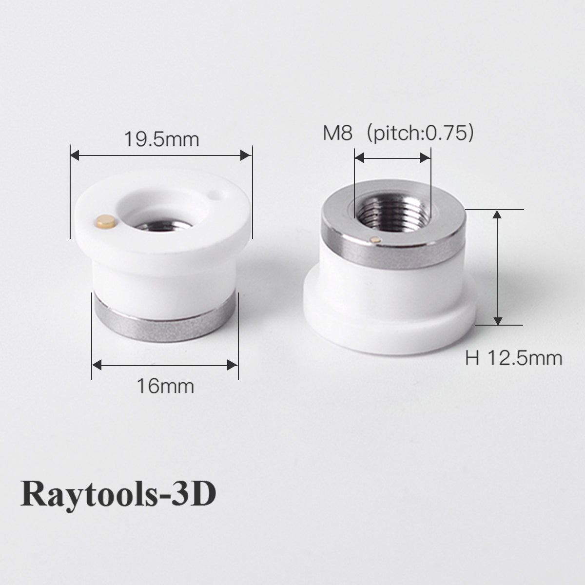 Startnow Raytools Laser Cutting Head 3D D28/21.4 M11 Ceramic Ring