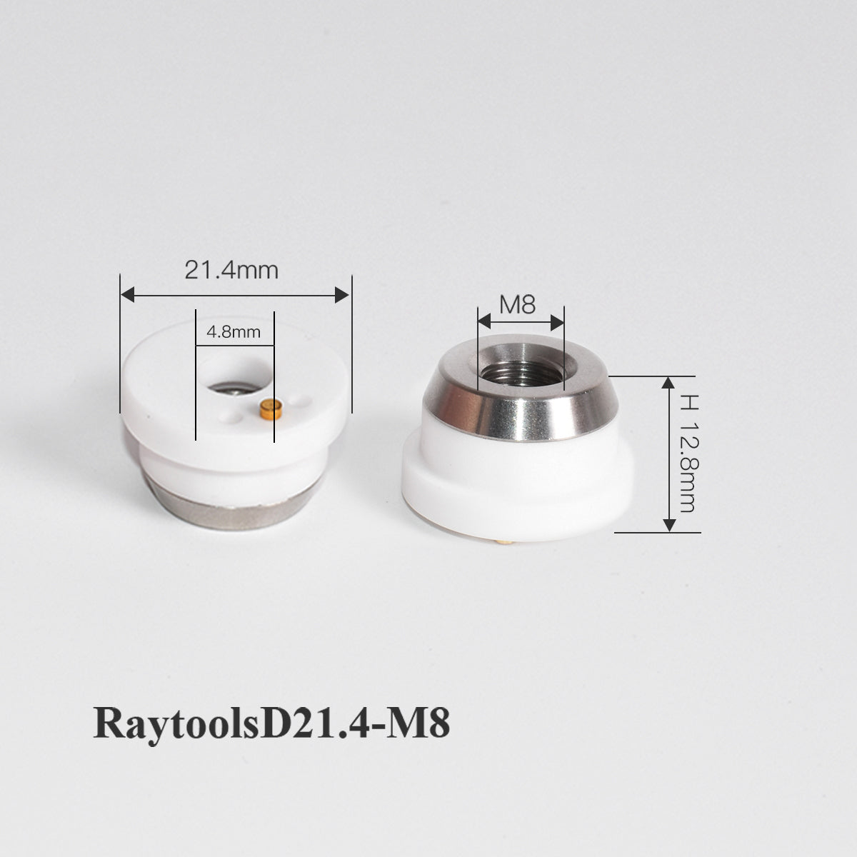 Raytools D21.4mm screw thread M8

