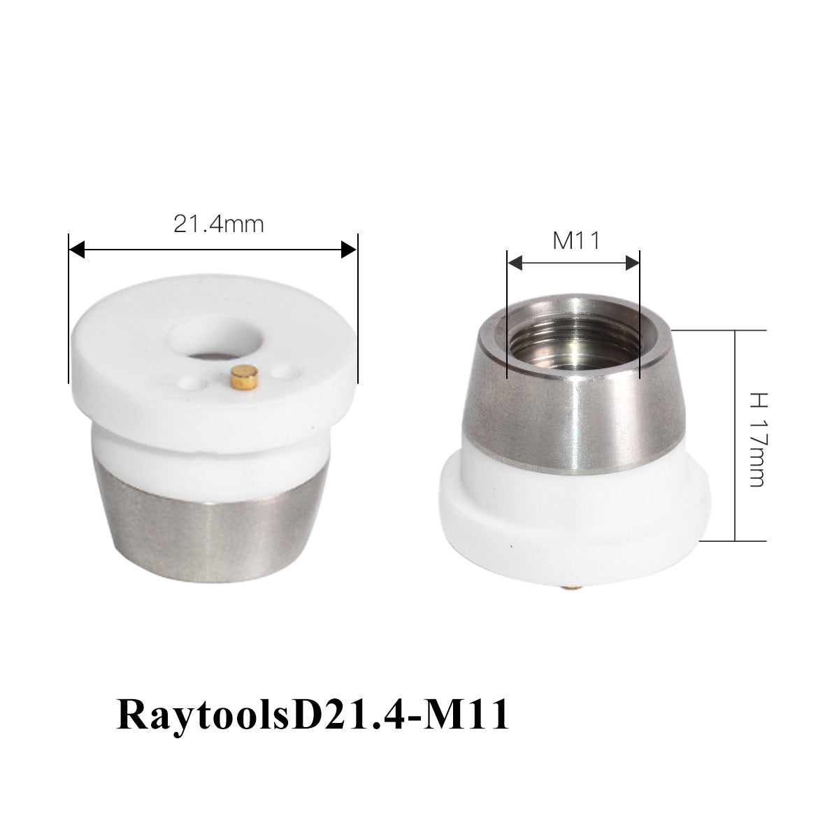 Raytools Laser CeramicD21.4mm screw thread M11