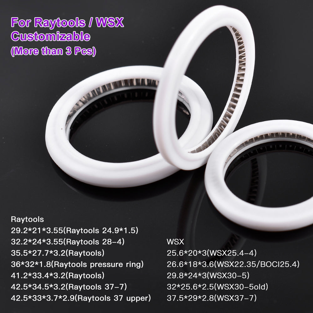 Startnow Laser Seal Ring For WSX Raytools 1064nm BT240 BT230 Cutting Head Protective Windows Laser Seal O-Ring Washer