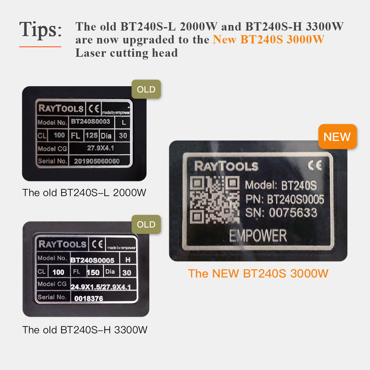 Raytools Auto Focusing Metal Laser Cutting Head BM110 BT210S BT220 BT240S BM111