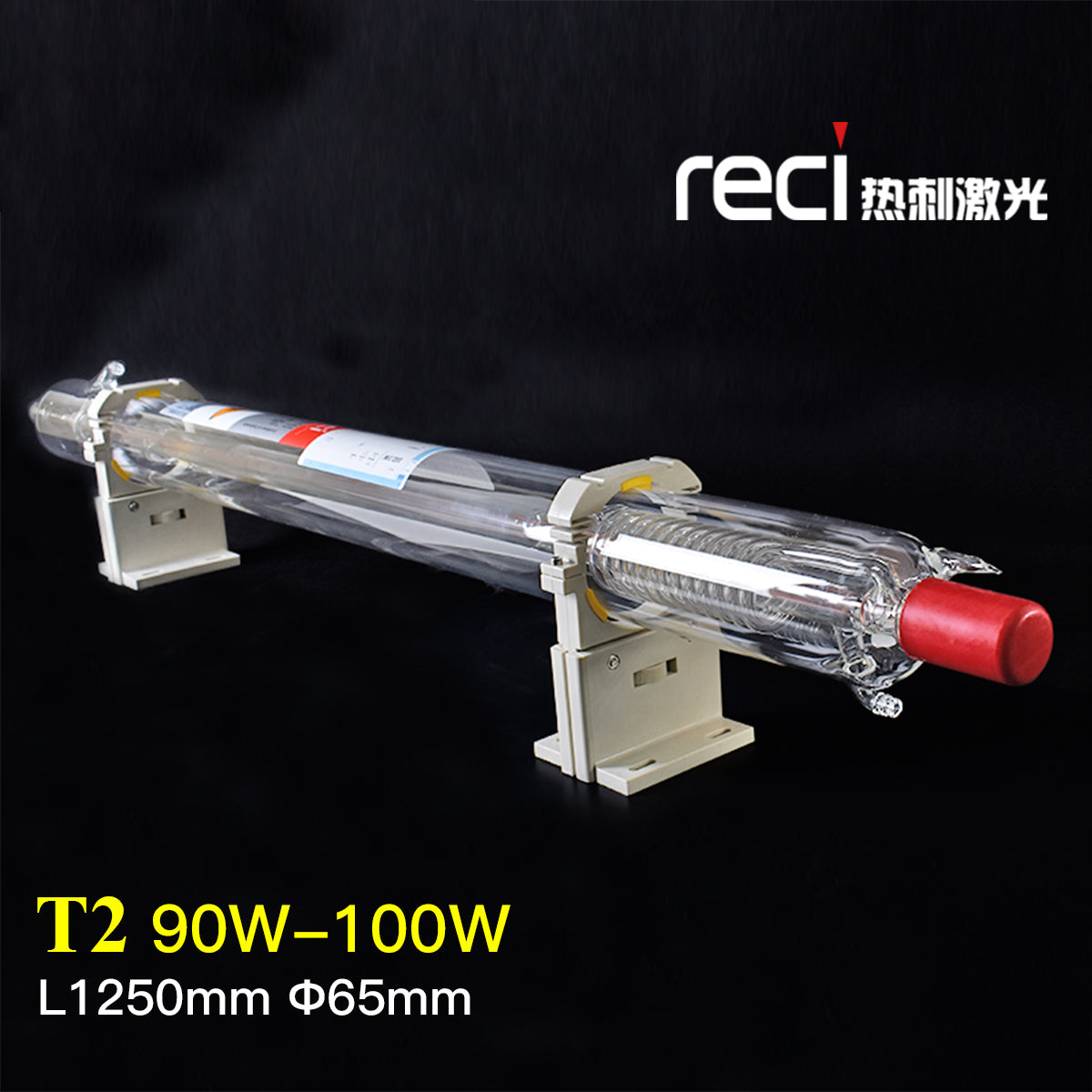 Reci W2/T2/V2 100W Laser Tube For 80-90W Engraver Marking Matching With DY13 Power Supply