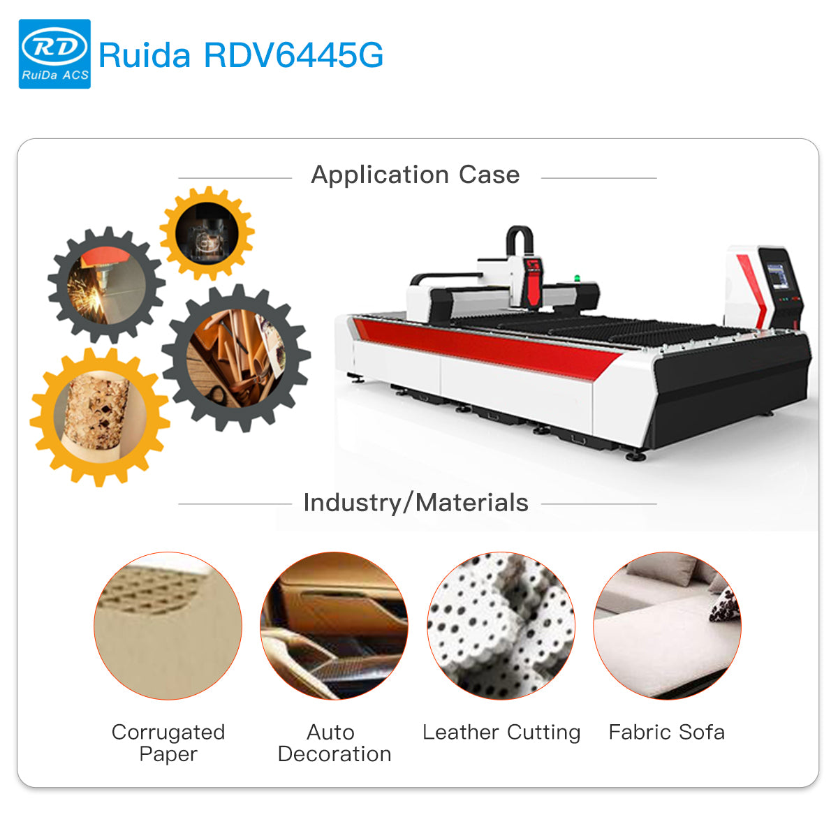 Startnow Ruida RDV6442/5G RDV6445S CCD Visual RDV Vision -laserohjainkortti CNC-näyttöpaneelin ohjauskortti