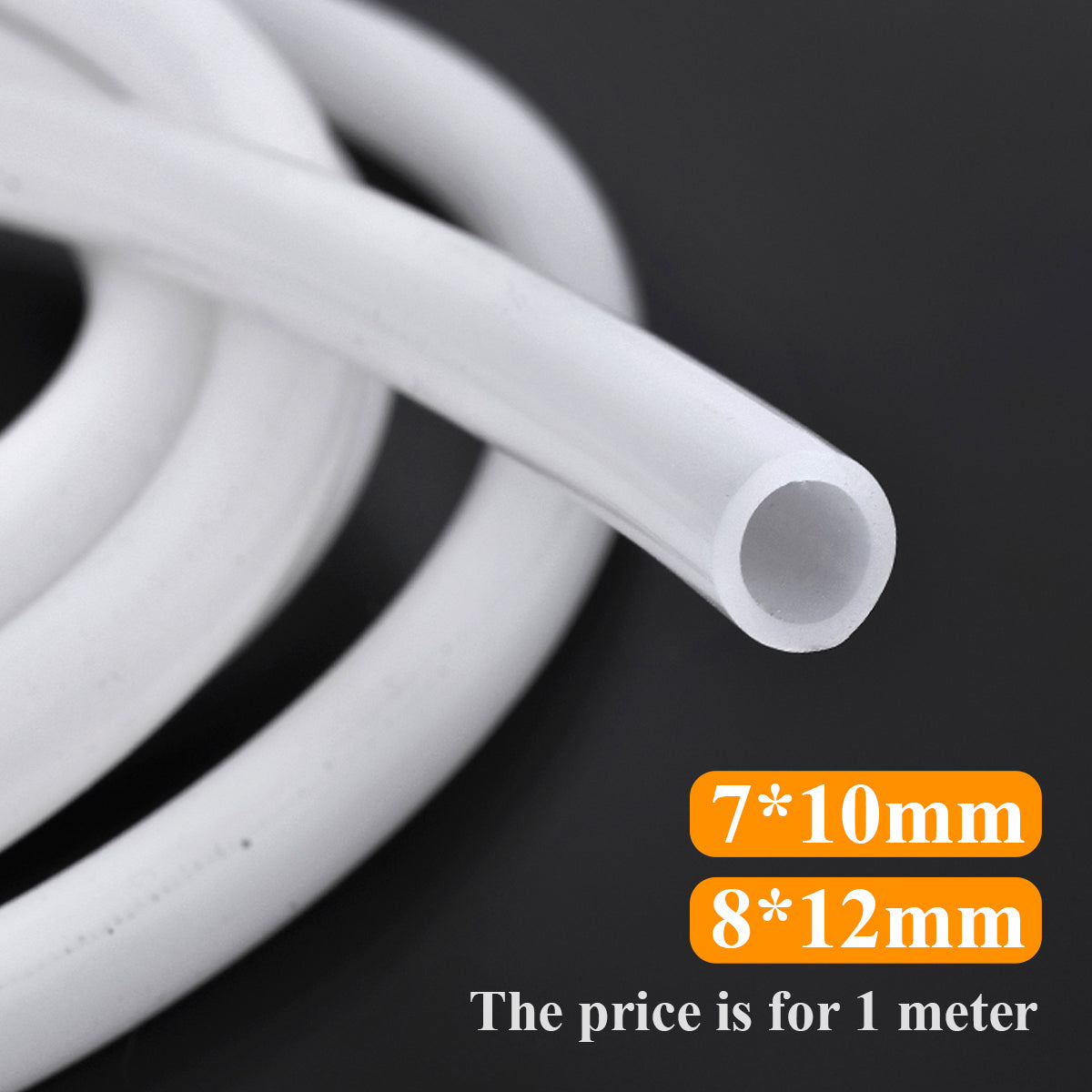 Startnow 7x10mm 8x12mm Silicone Tube Water Pipe Flexible Hose For Water Sensor & Pump & Chiller CO2 Laser Cutting Machine Parts