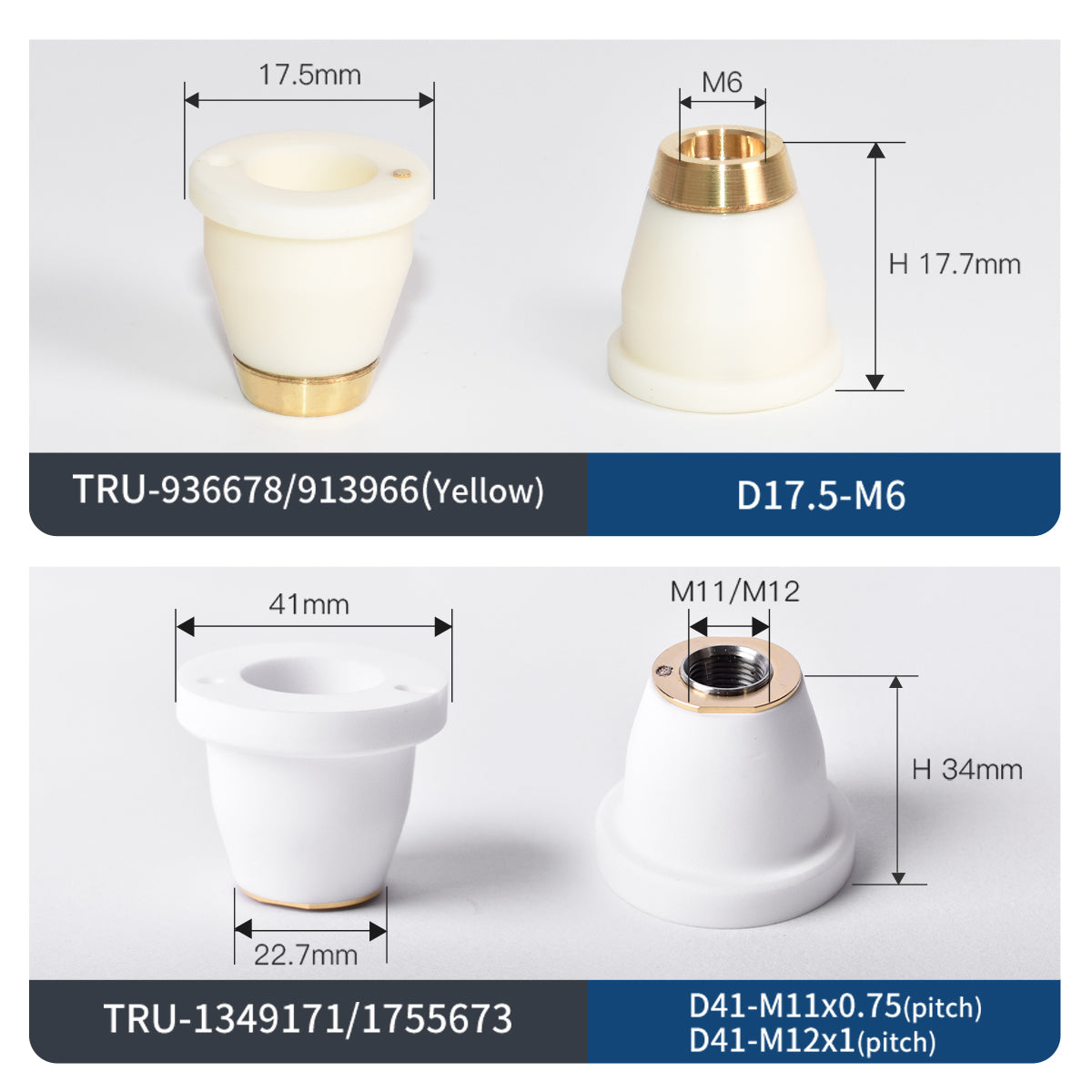 Laser ceramic nozzle holder