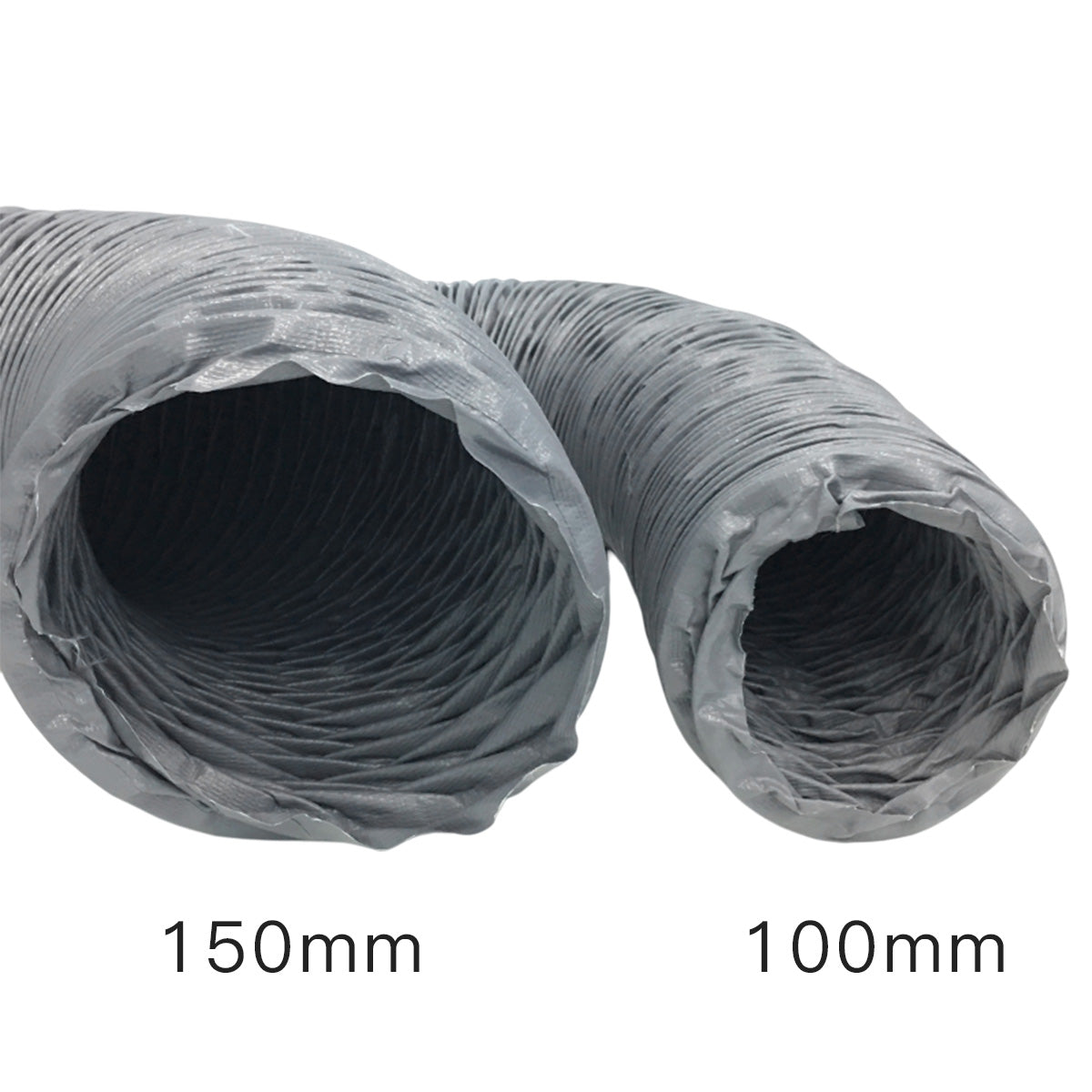 Startnow 3m/Lot 150mm Nylon Fabric Ventilation Pipe Ventilator Hose Plastic Canvas Flexible Telescopic Tube Intake Exhaust Duct
