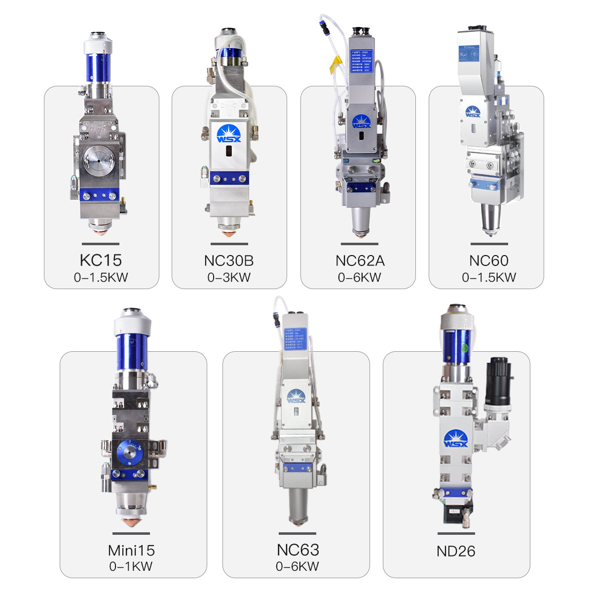 WSX Laser Cutting Head Manual & Automatic Focusing MINI15 KC13 NC30B NC62A