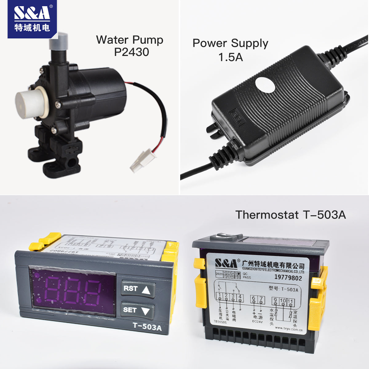 Water Pump Power Supply Thermostat