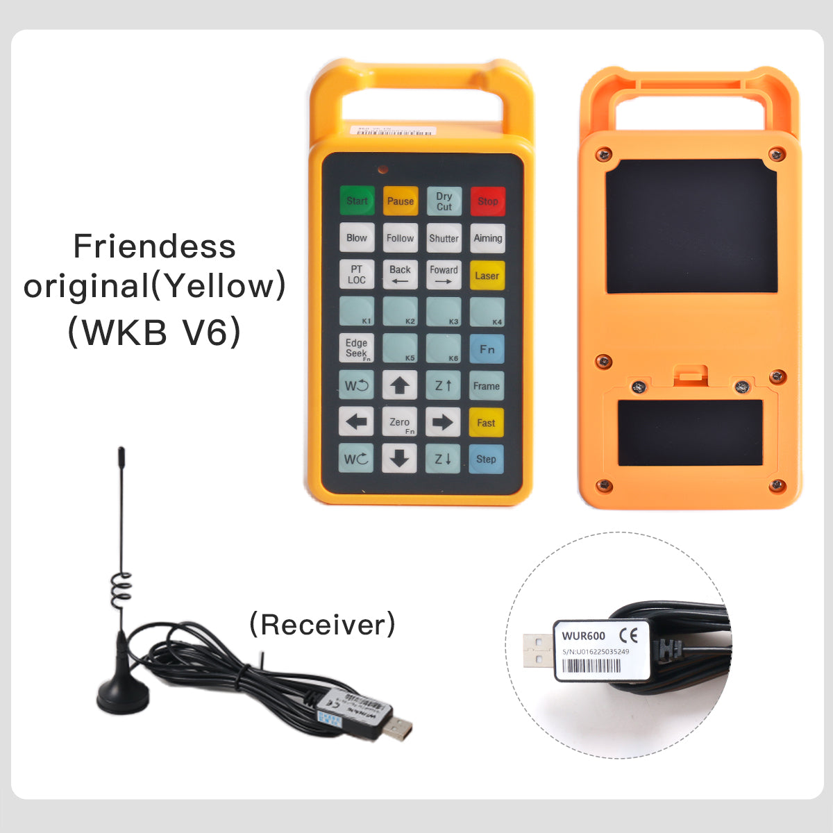 Startnow Wireless Handheld Remote Controller Laser Cutting Friendess System Cypcut FSCUT1000