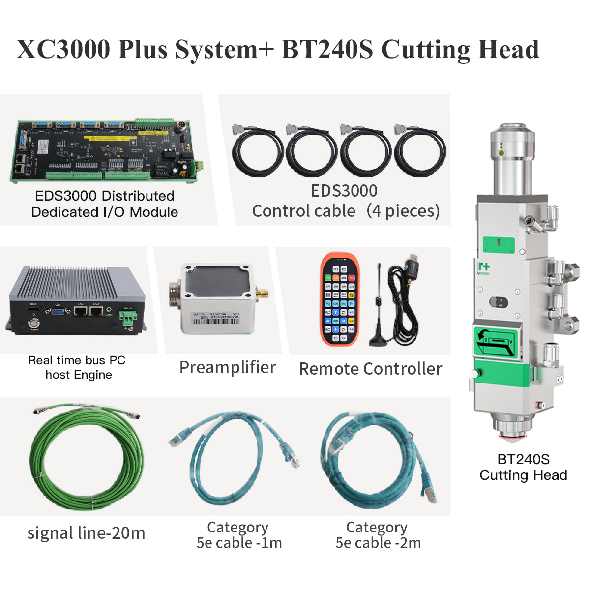 레이저 절단기를 위한 일치하는 체계 XC3000S XC6000를 가진 Startnow Raytools BS06K BM110 BT220섬유 레이저 절단 머리