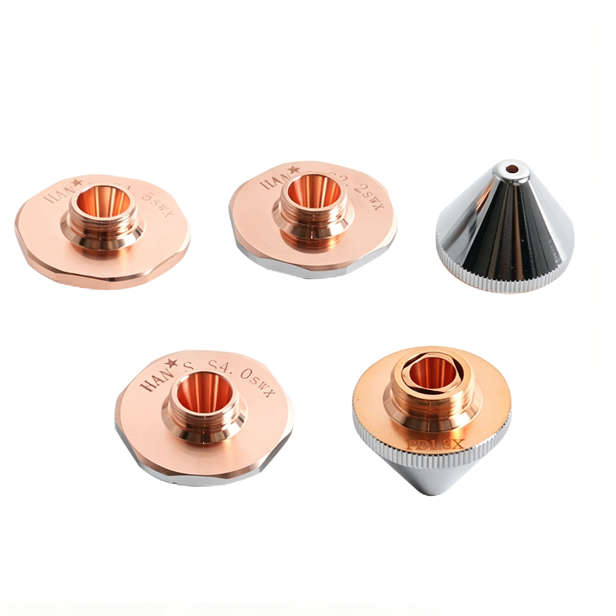HANS Original Fiber Laser Cutting Nozzles | Single & Double Layer Nozzle for Laser Cutting Machine Consumables