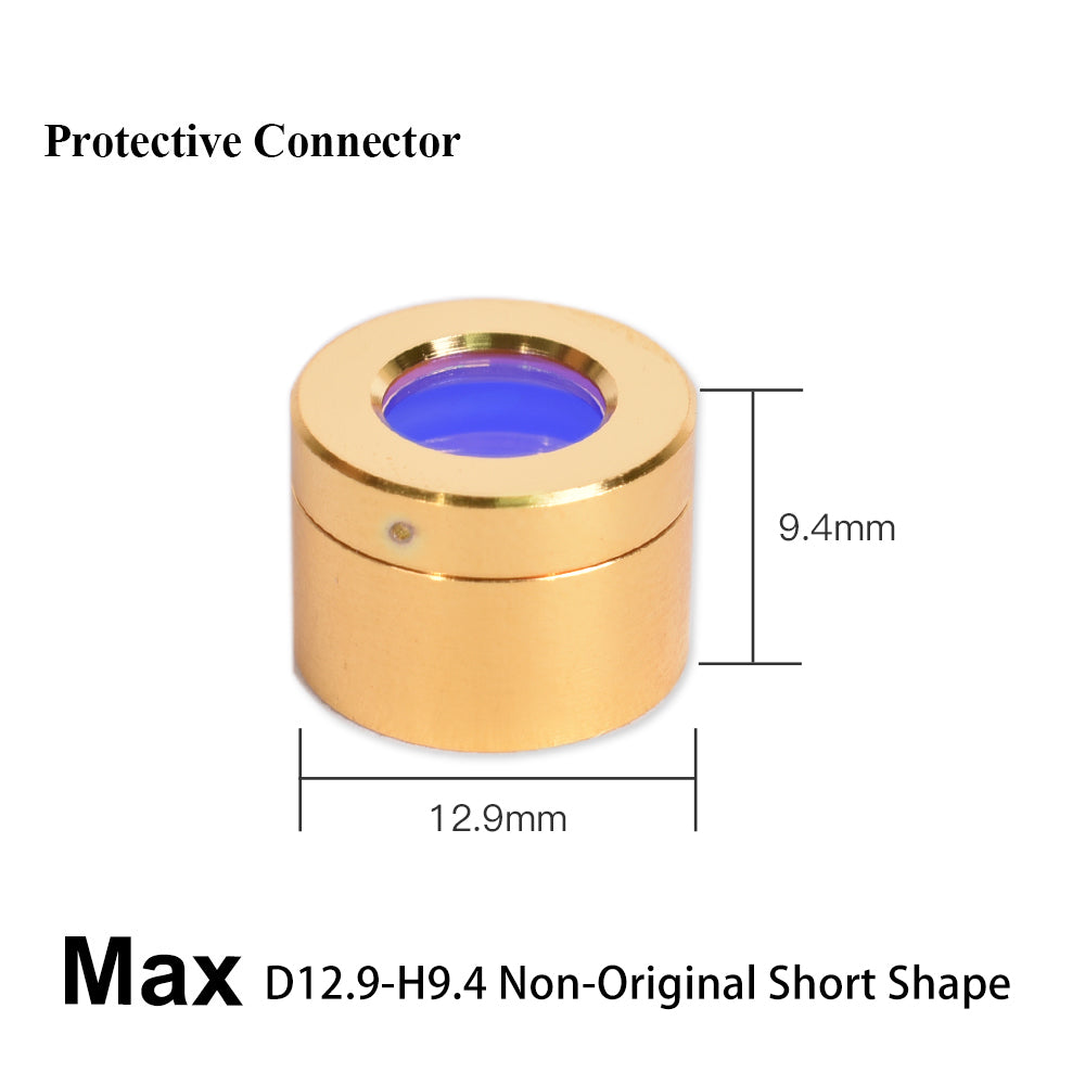 Output Protective Connector Lens Group with Lens Protective Cap MAX Raycus QBH Laser Source