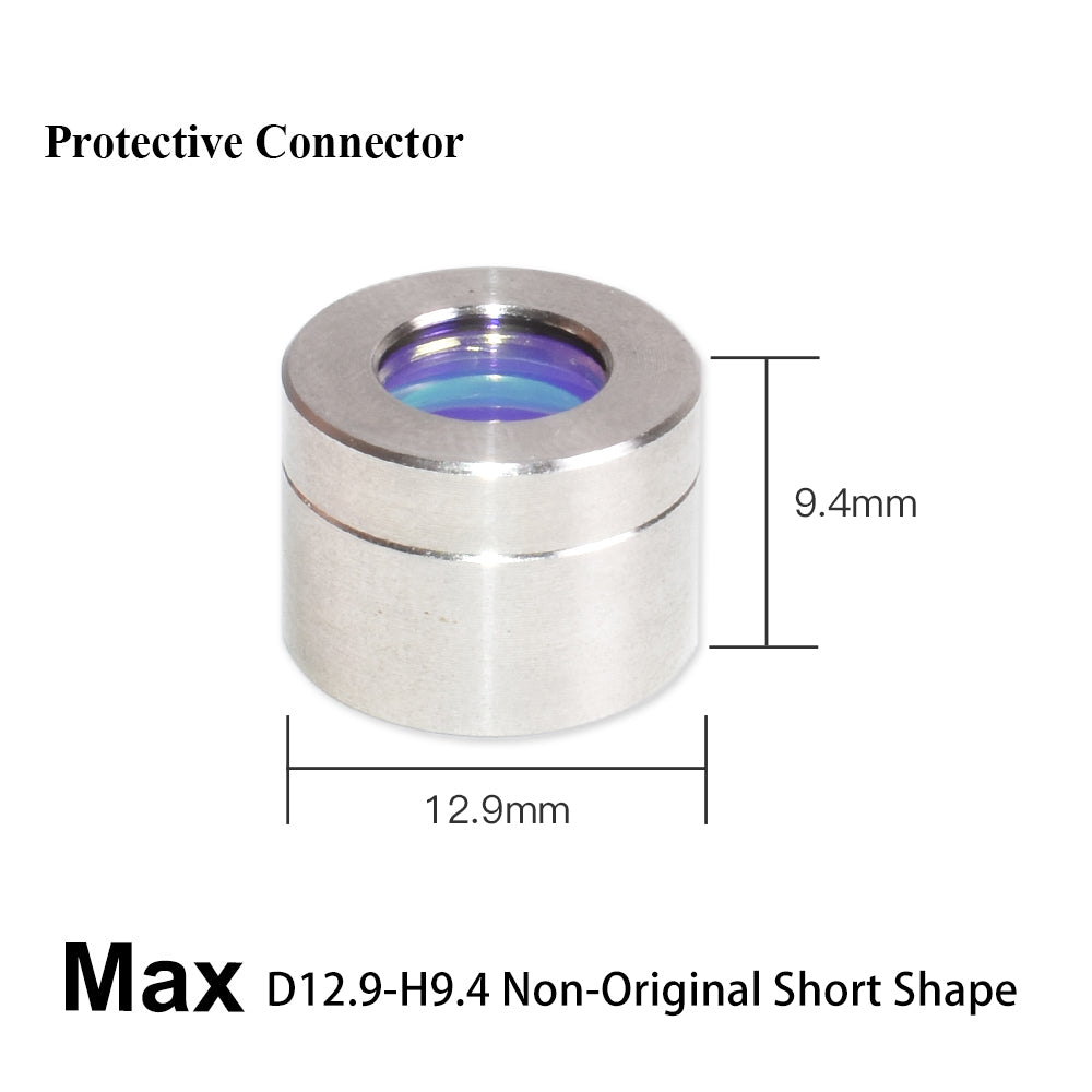 Output Protective Connector Lens Group with Lens Protective Cap MAX Raycus QBH Laser Source