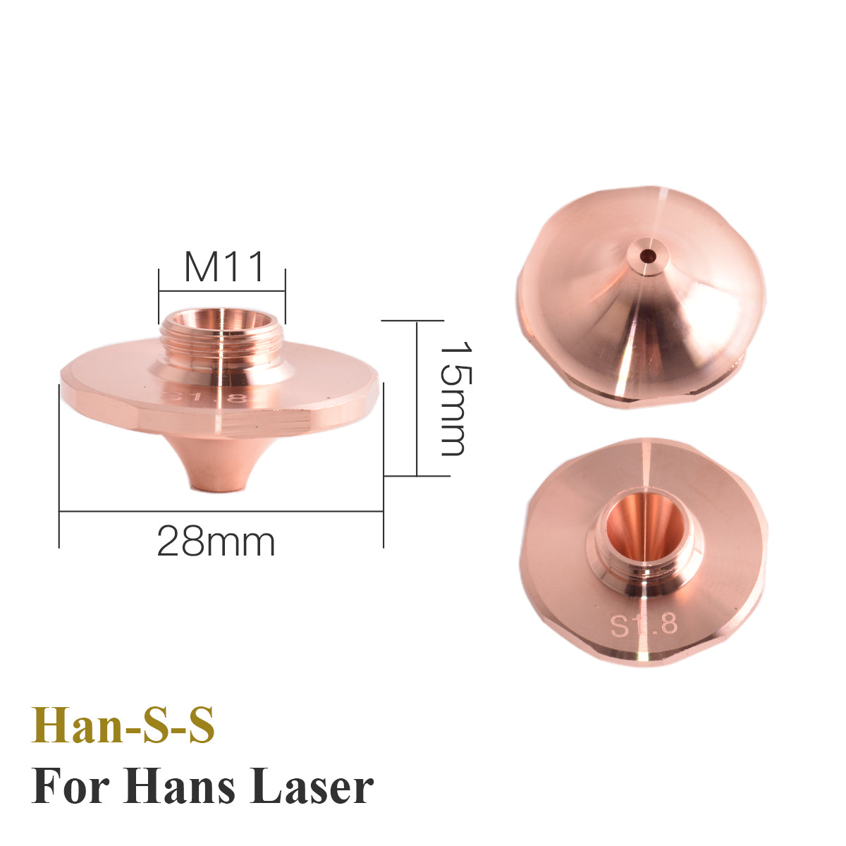 HANS nozzle laser cutting head