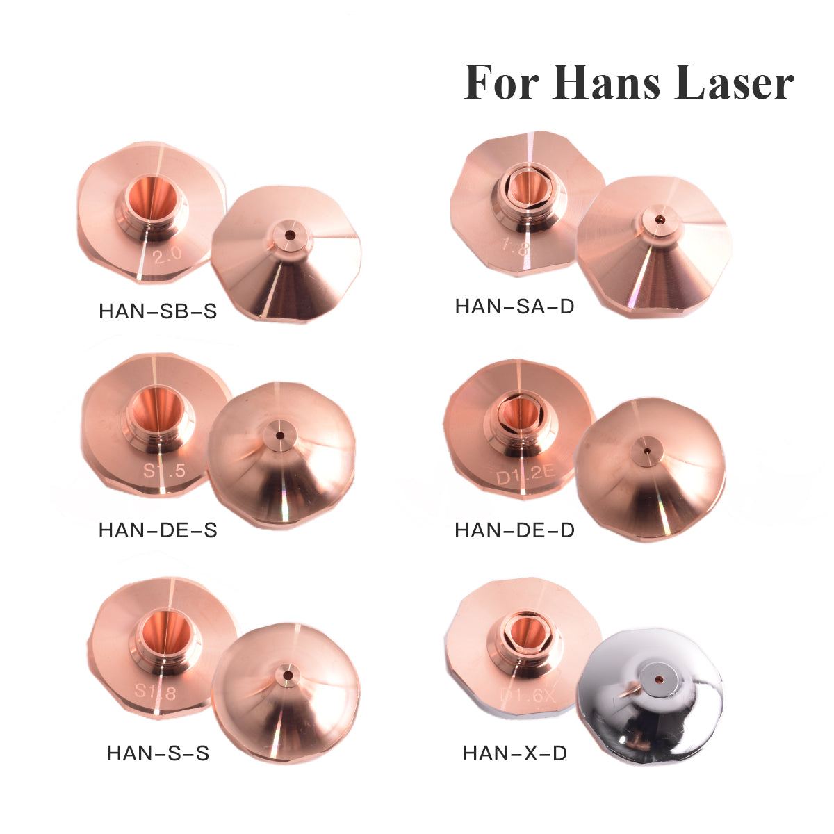 【ハナ様1️⃣専用】ブランチパンチ、シャーベット、ユーゴットディスレーザーカット Startnow Han's Series Laser Nozzles for Laser Cutting Machine