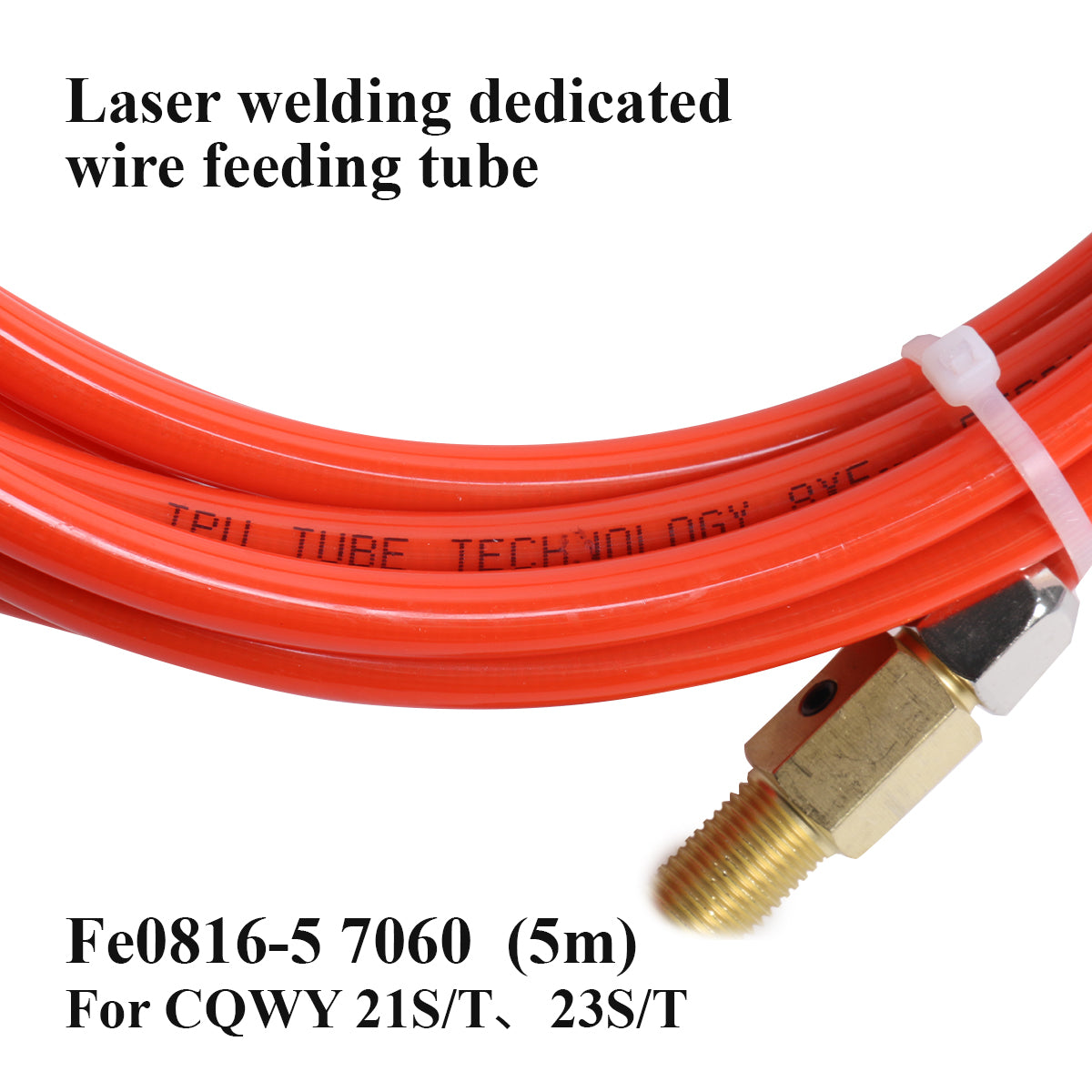Startnow Supper Laser Welding Wire Feeding Tube – 5M Flexible Wire Feeder Hose for Handheld Fiber Laser Welding Machine