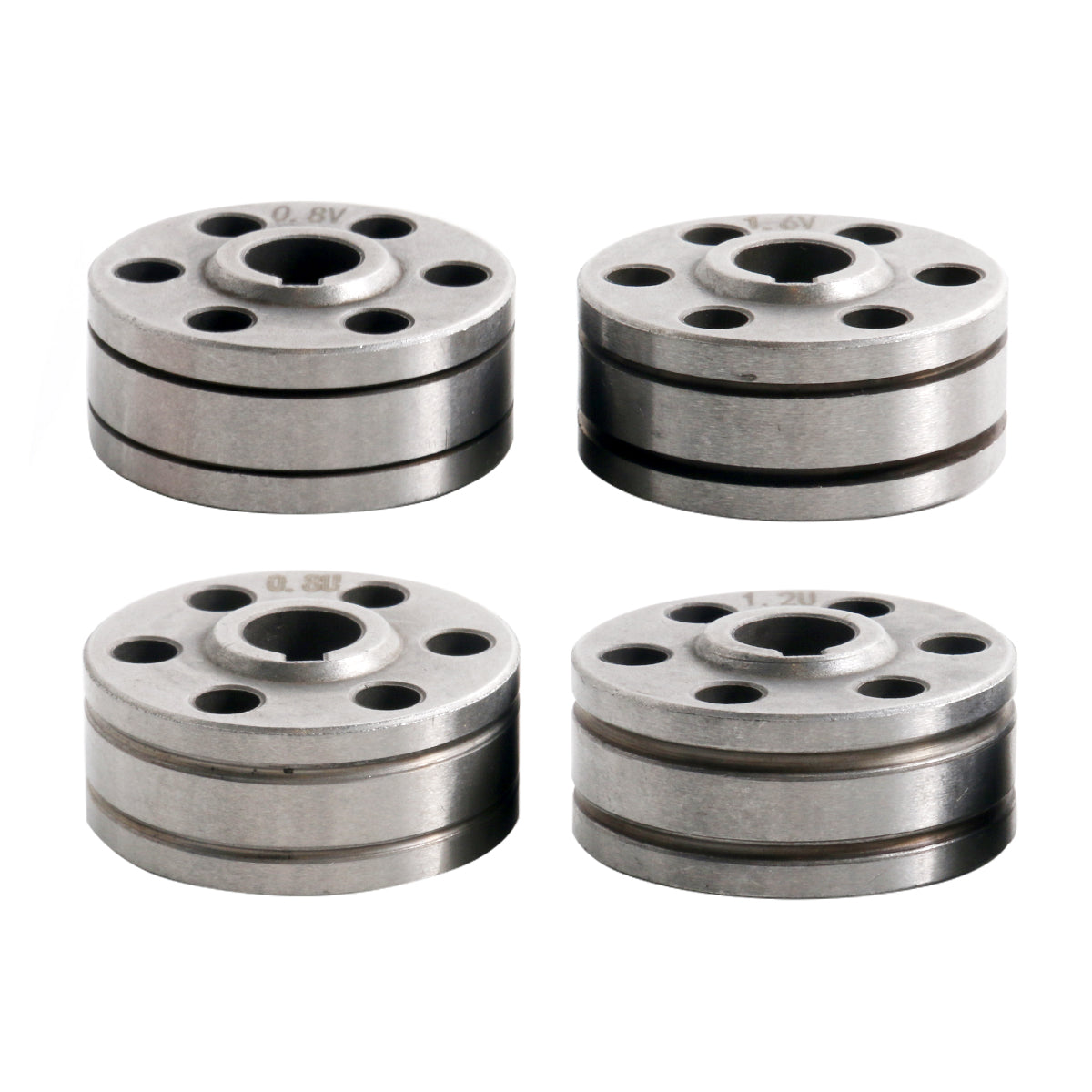 Srartnow CQWY V & U Type Wire Feed Roller 2 Pieces Set Welding Feeder Drive Wheel Spare Part