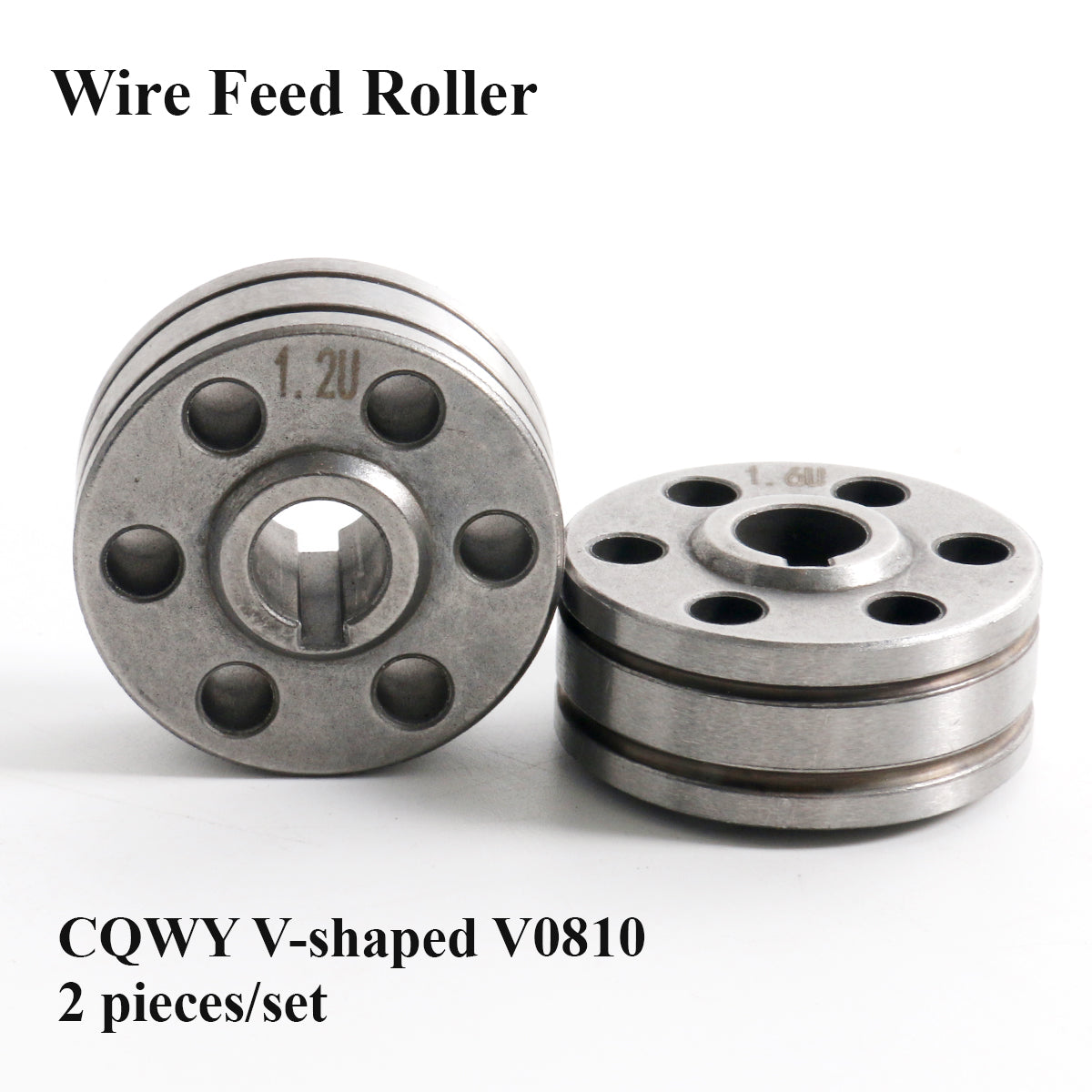 Srartnow CQWY V & U Type Wire Feed Roller 2 Pieces Set Welding Feeder Drive Wheel Spare Part