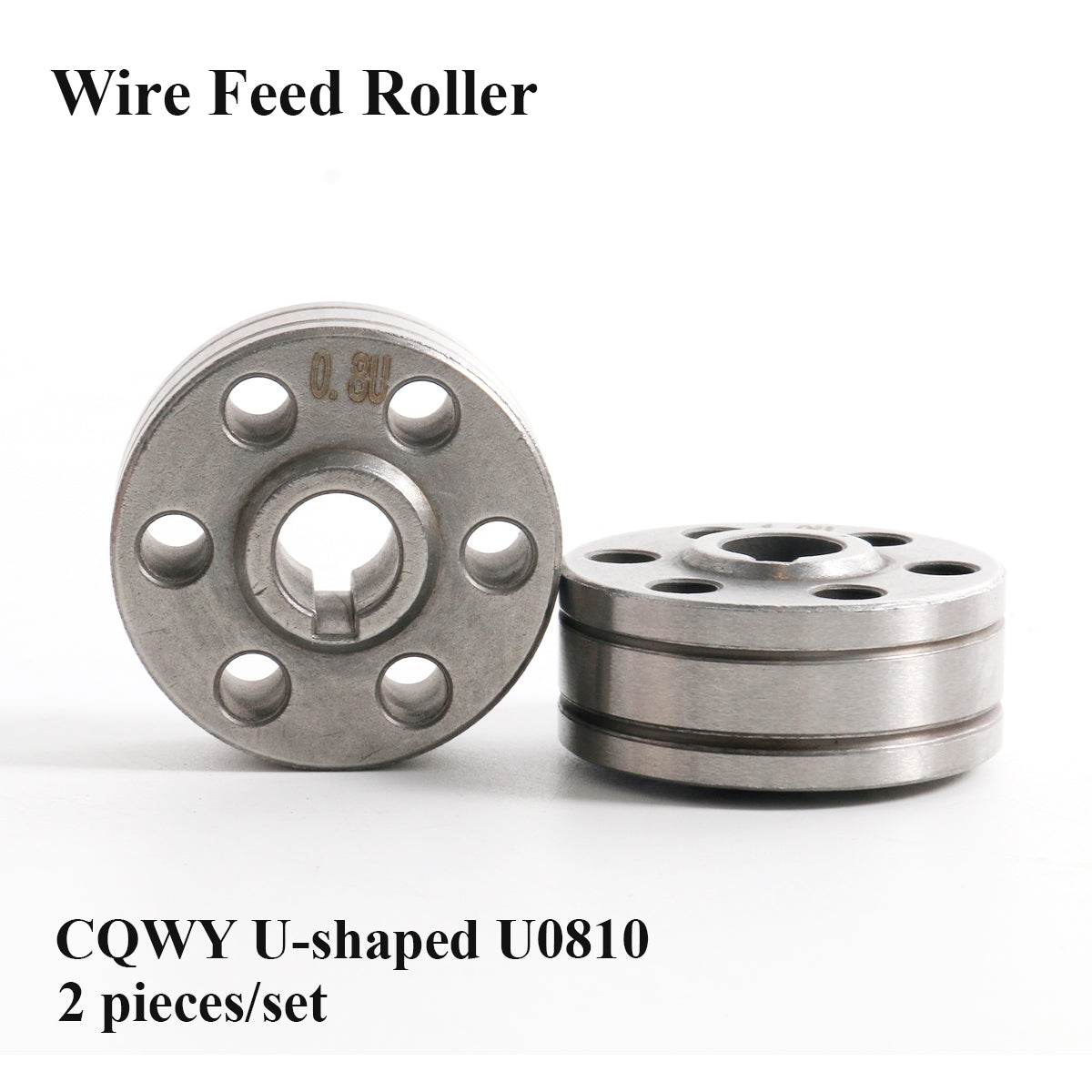 Srartnow CQWY V & U Type Wire Feed Roller 2 Pieces Set Welding Feeder Drive Wheel Spare Part