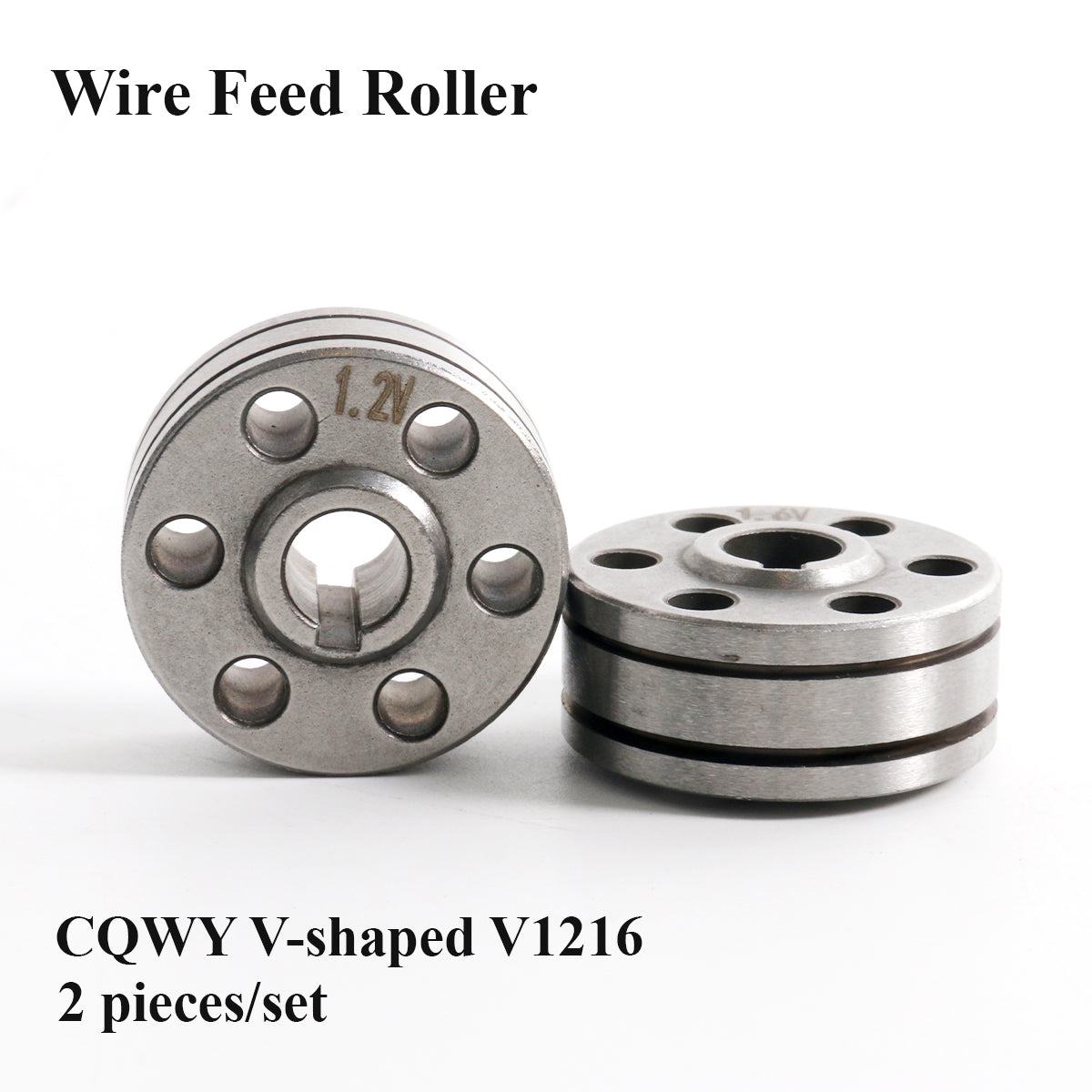 Srartnow CQWY V & U Type Wire Feed Roller 2 Pieces Set Welding Feeder Drive Wheel Spare Part