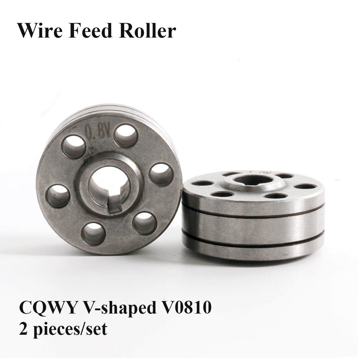 Srartnow CQWY V & U Type Wire Feed Roller 2 Pieces Set Welding Feeder Drive Wheel Spare Part